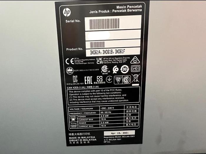 Used 2021 Hewlett-Packard 800W