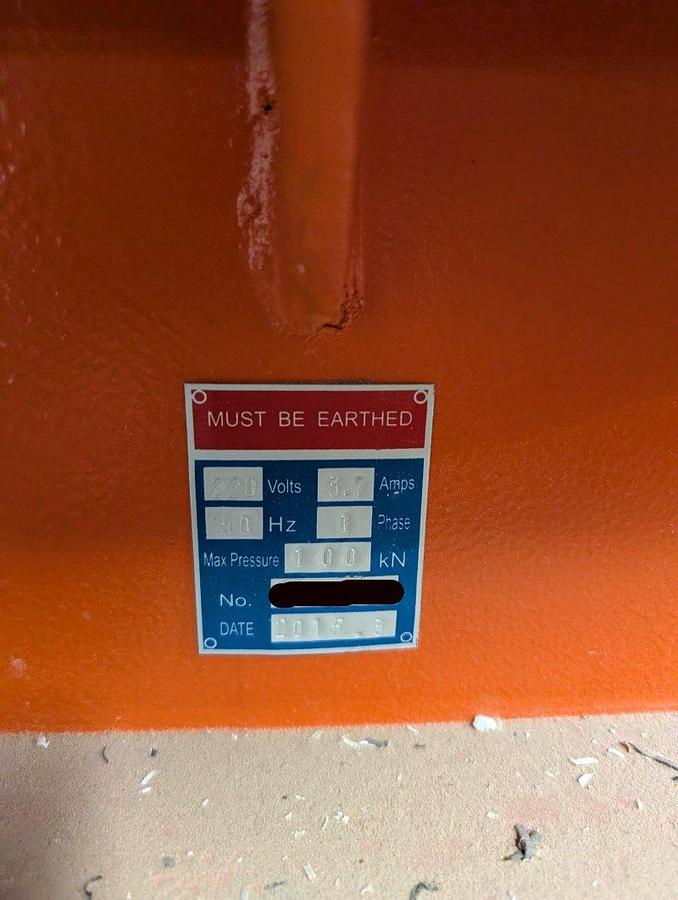 Used 2015 Other 10 ton dye cutter