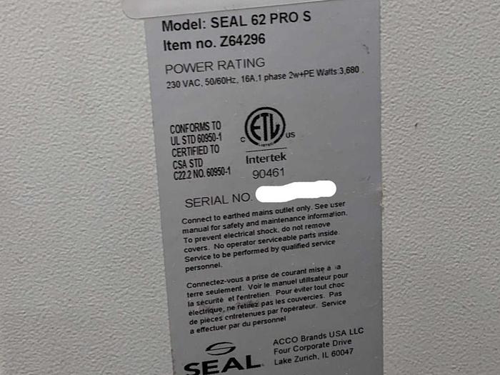 Used 2020 Seal 62 PRO S