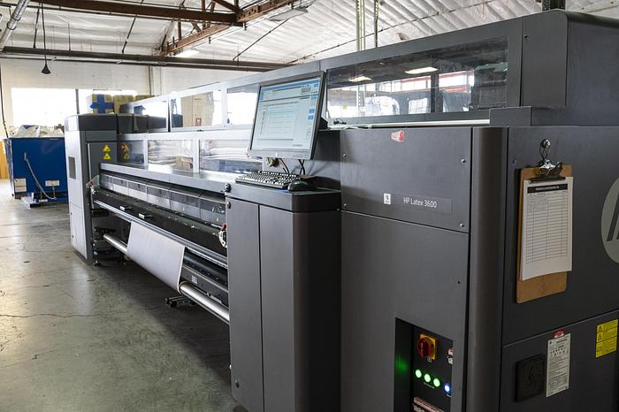 Used 2016 HP Scitex Latex 3600