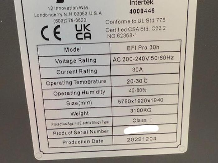 Used 2022 EFI Pro 30H