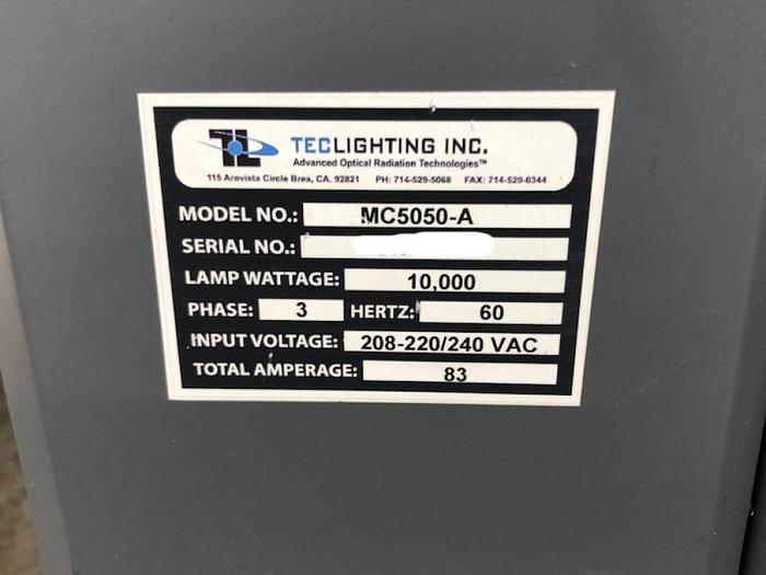 Used 2017 Tec Lighting MC5050-A