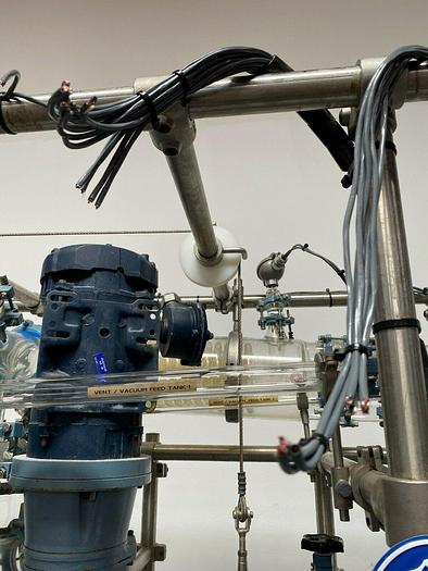 Used Buchiglasuster chemReactor GR 15 Liter Glass Bio-Reactor Skid