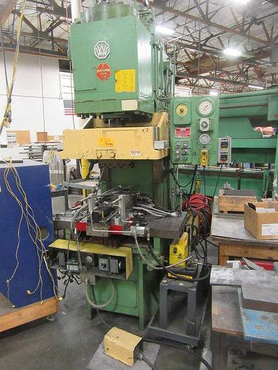 Used Williams-White 90 Ton Gap Frame Hot Joggle Press