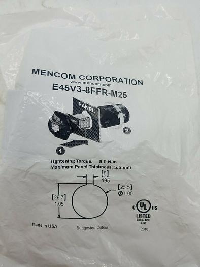 MENCOM CORP E45V3-8FFR-M25