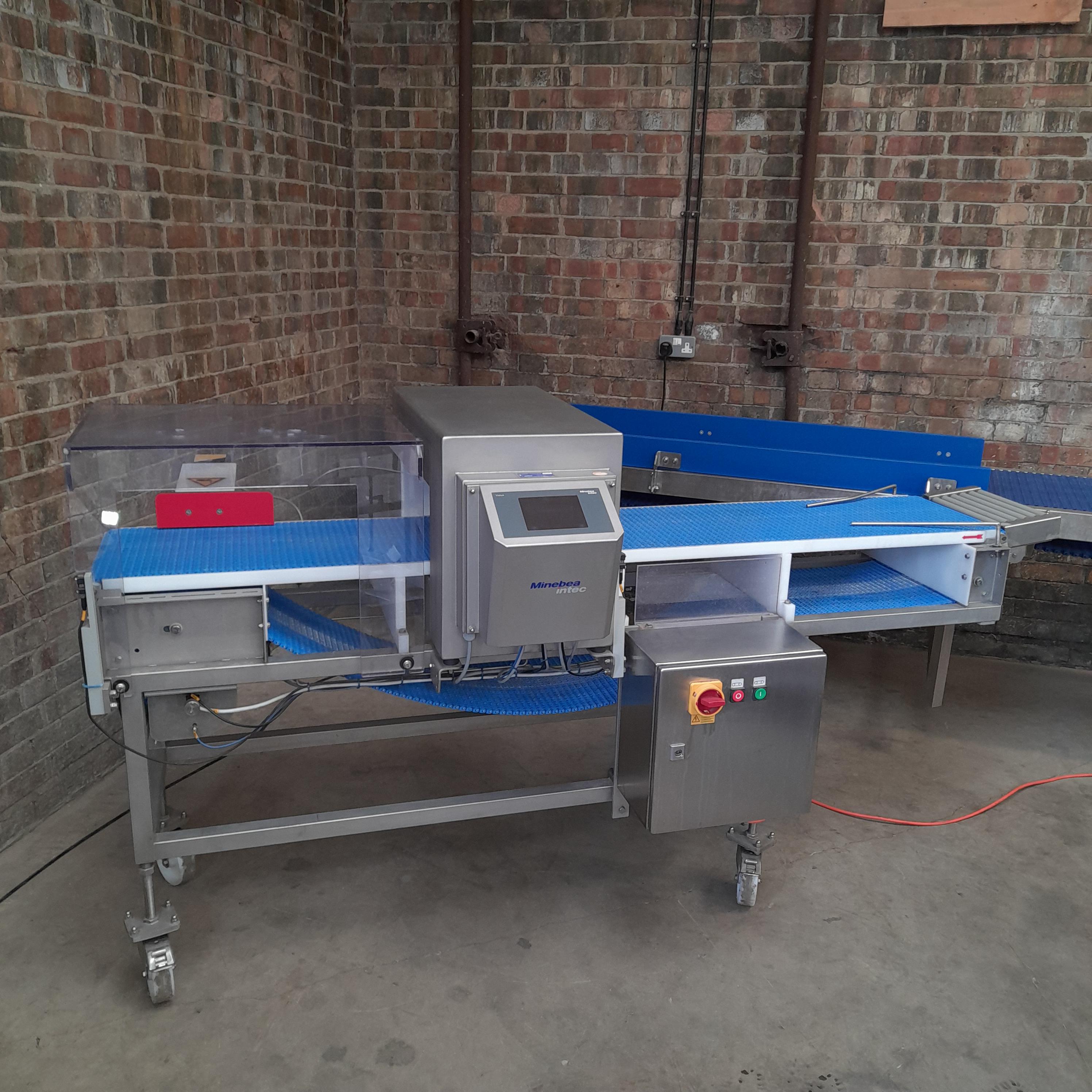 Used Minebea Intec Metal Detector and Conveyor