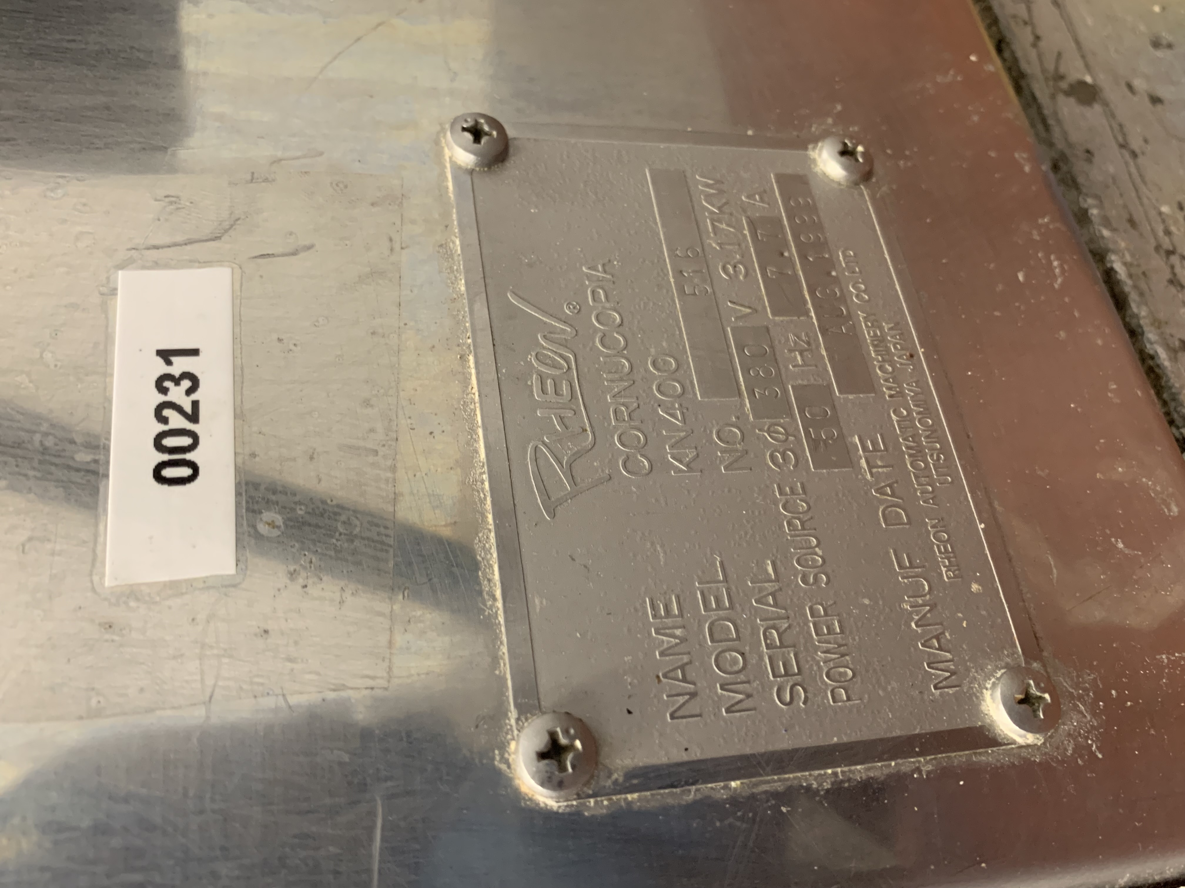 Used Used Rheon Cornucopia Encrusting Machine