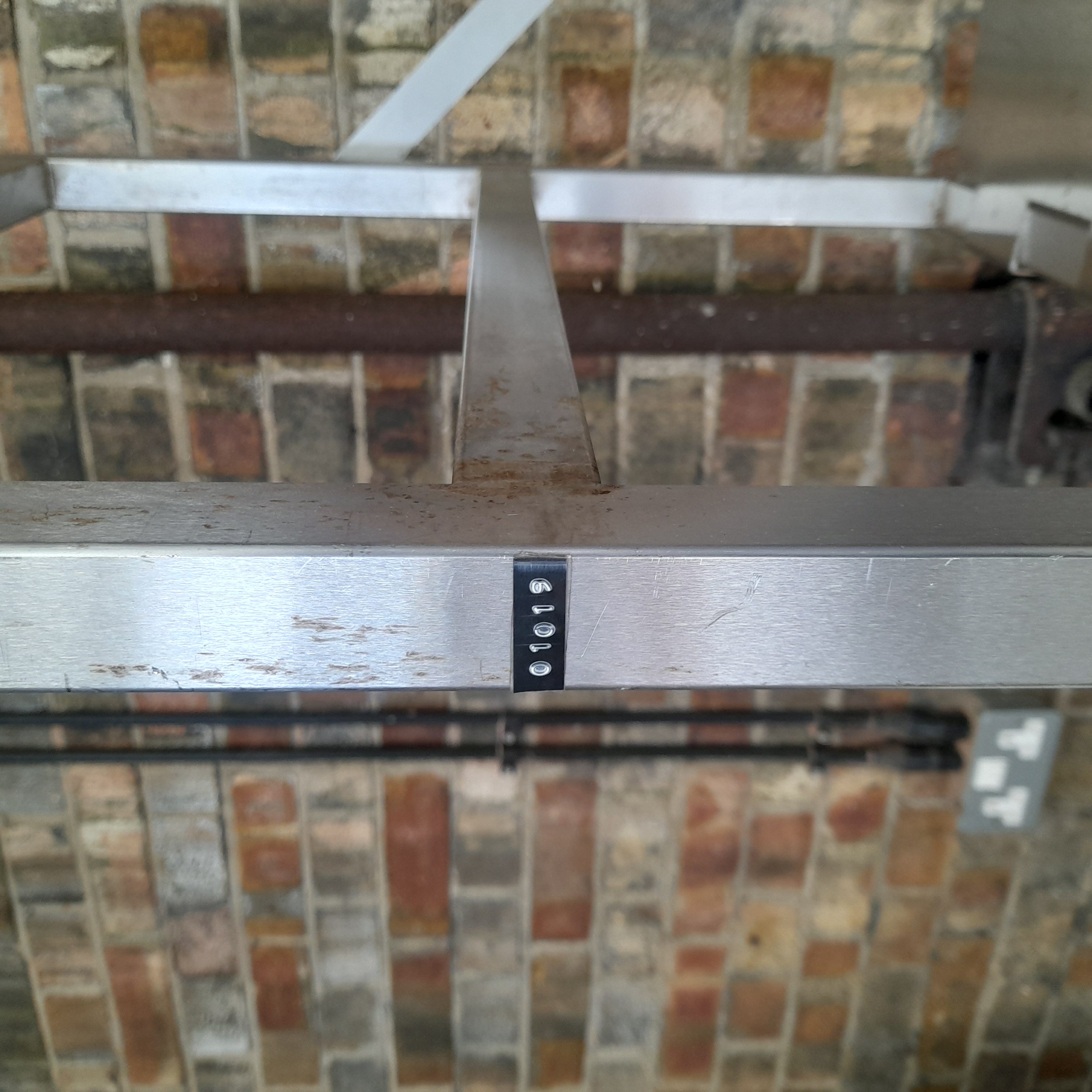 Used Stainless Steel Shelving Unit