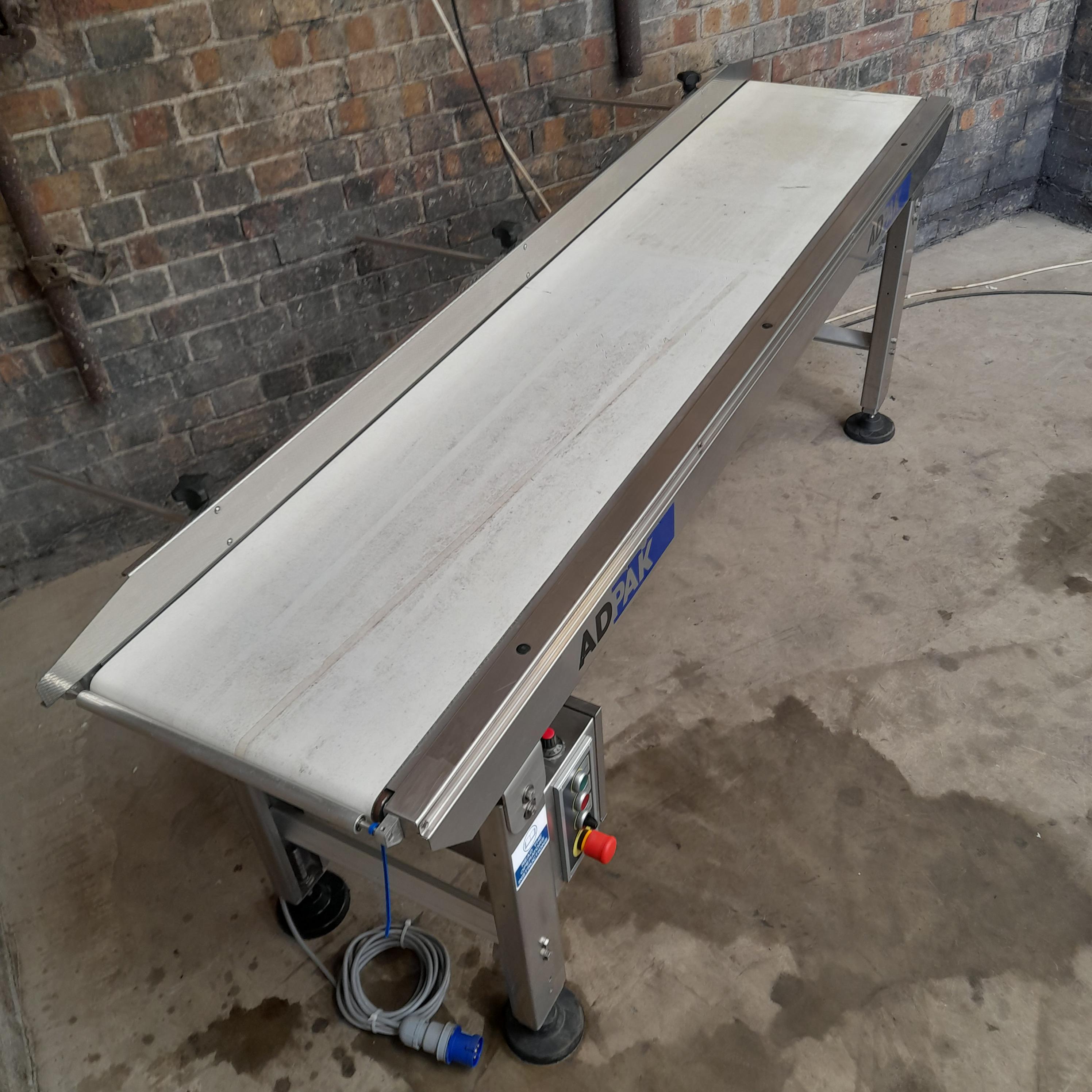 Used Adpak Straight Conveyor