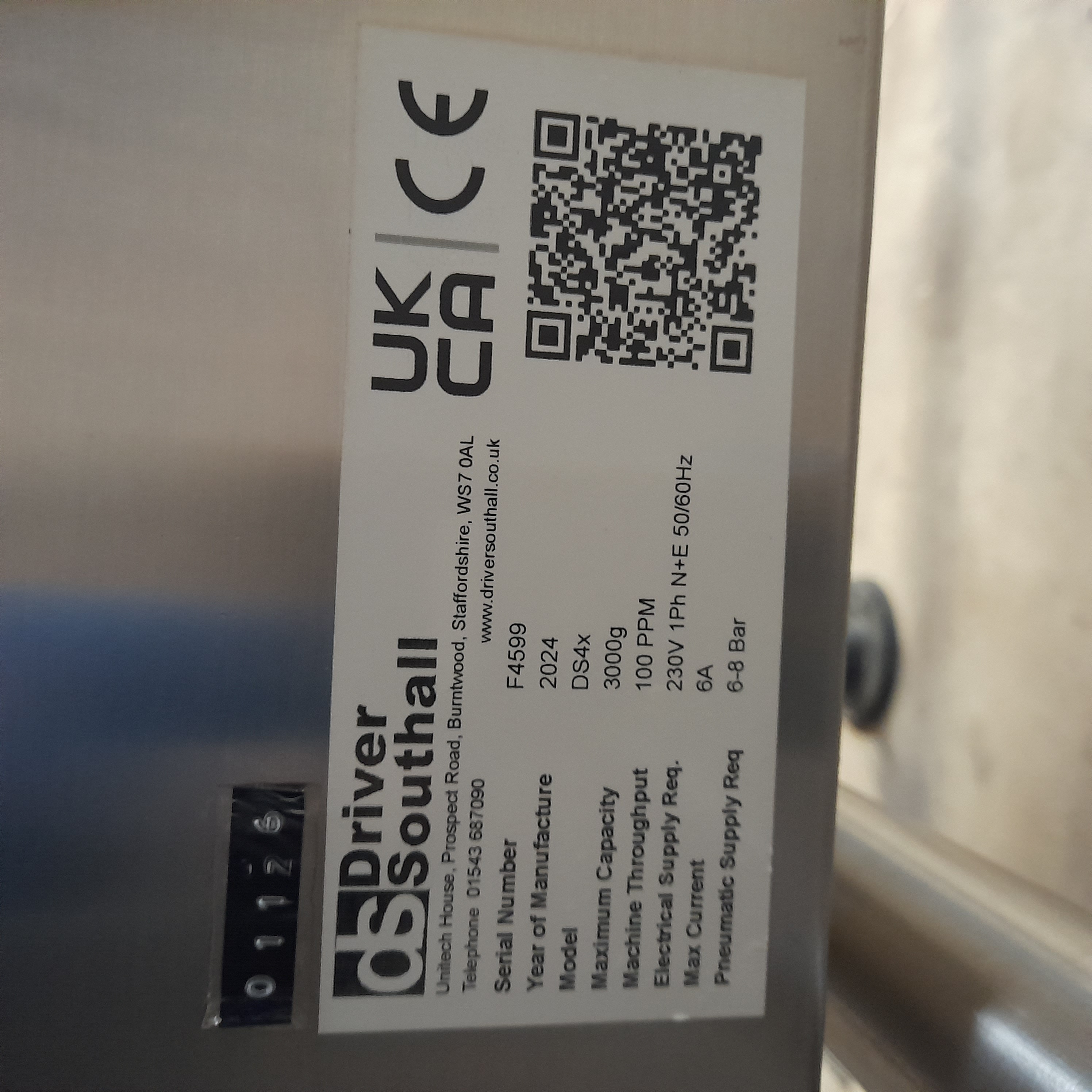 Used Driver Southall DS Checkweigher