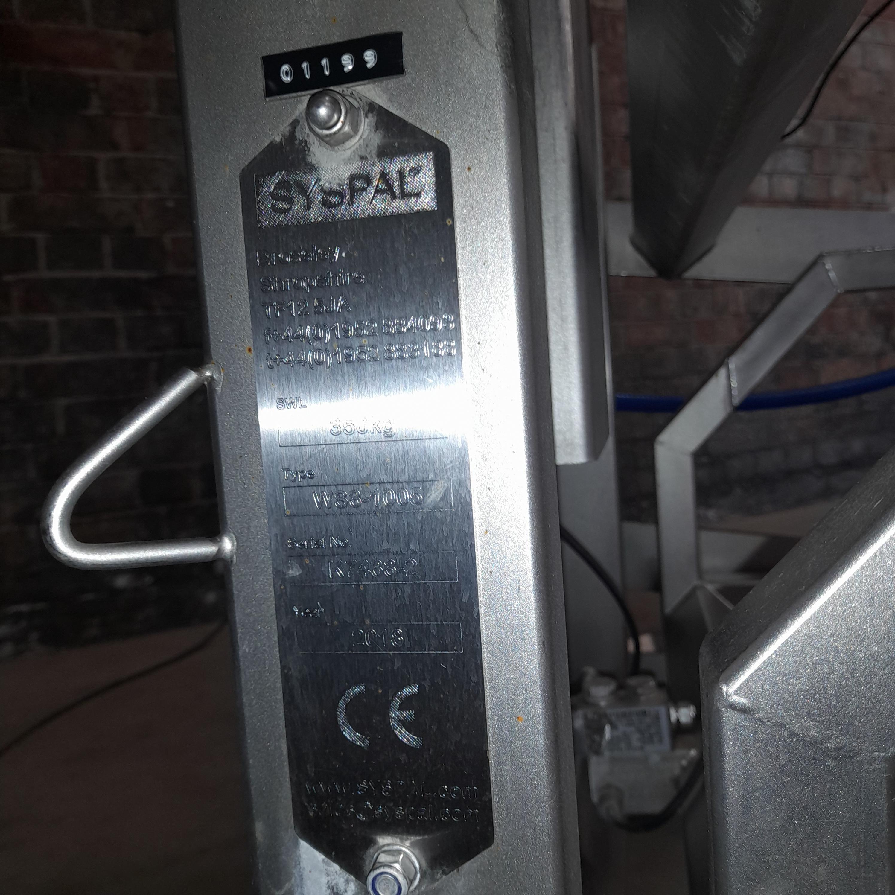 Used Used 2018 Syspal Tote Bin Weigher