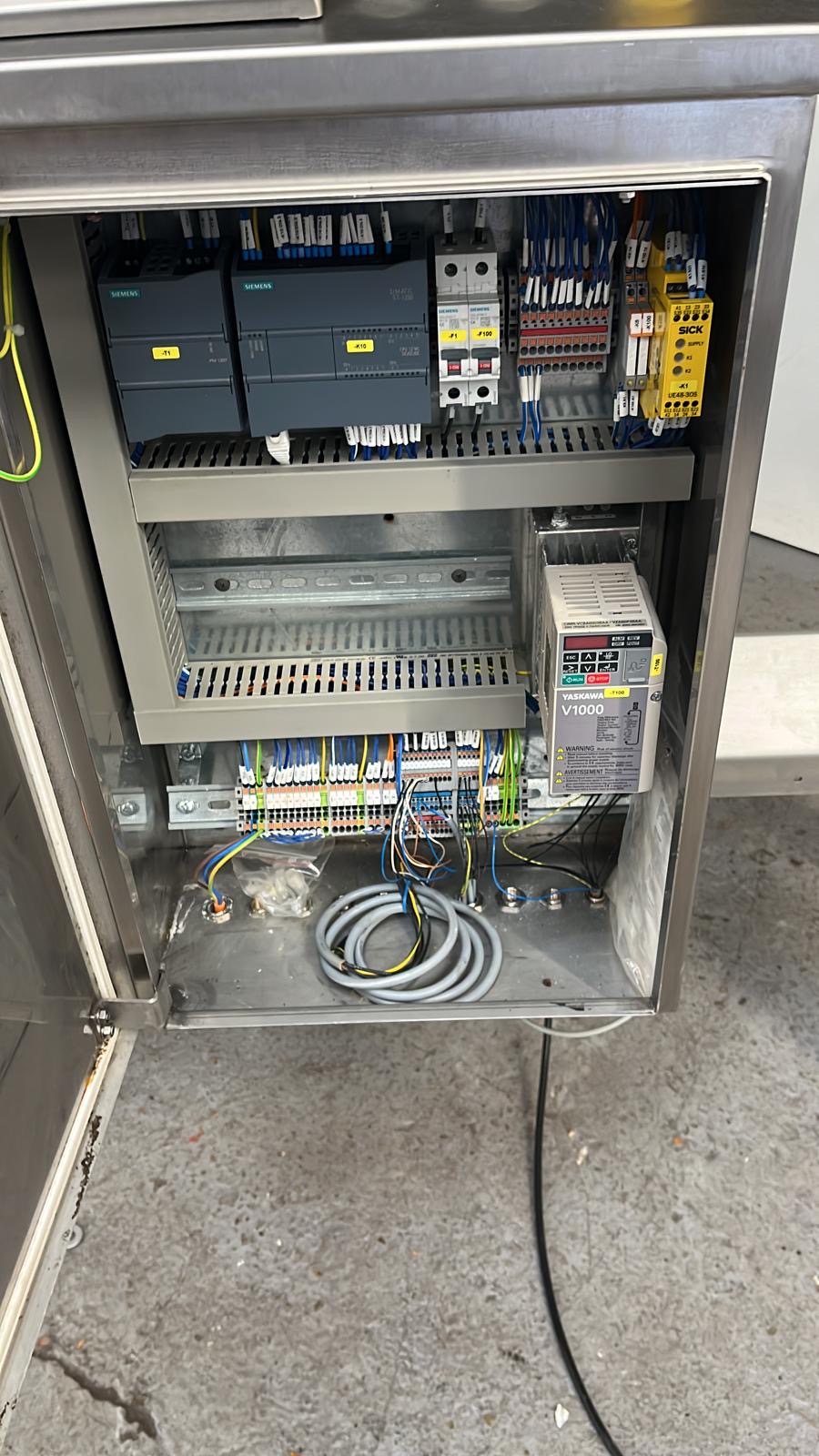 Used Syspal 3 station knee operated sink