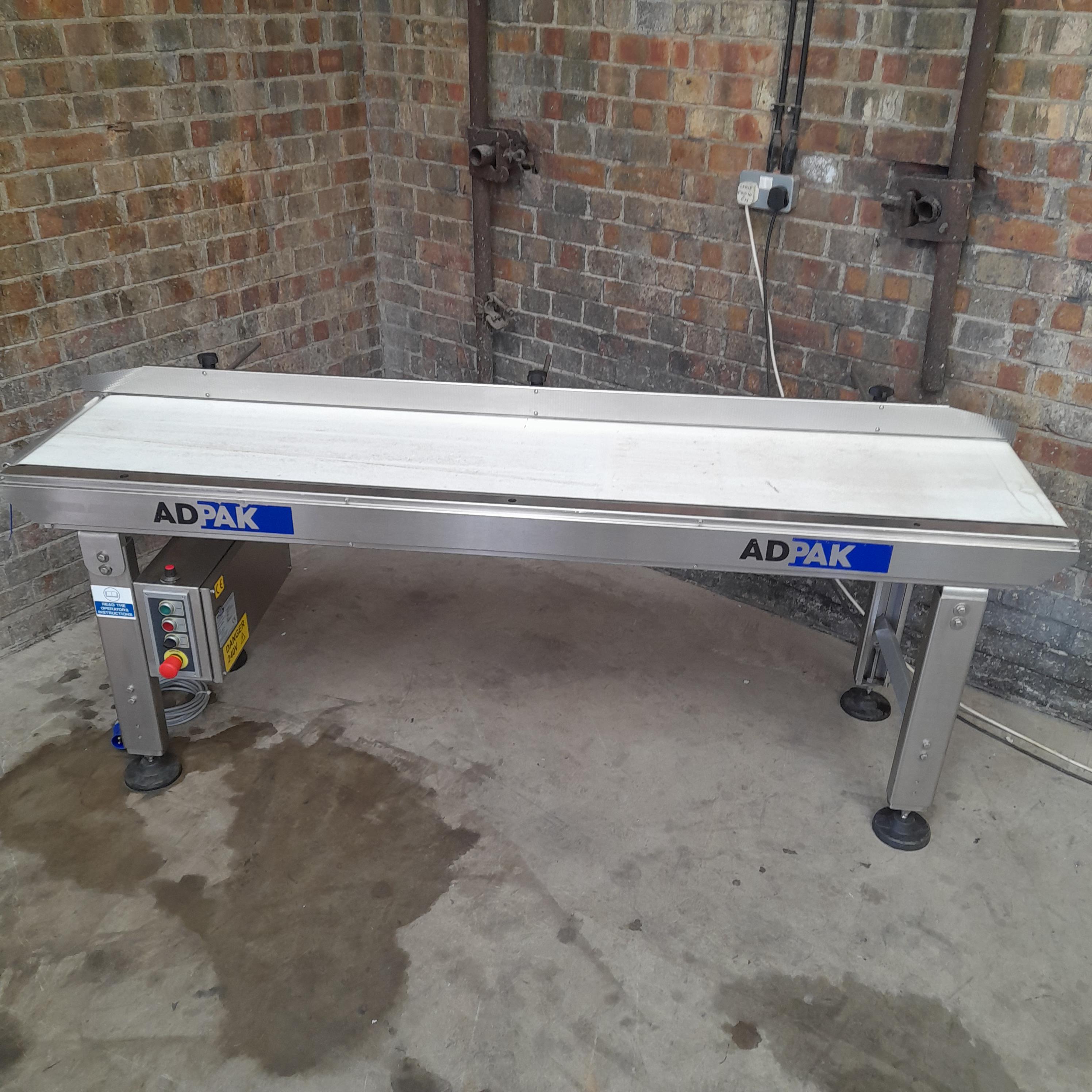 Used Adpak Straight Conveyor