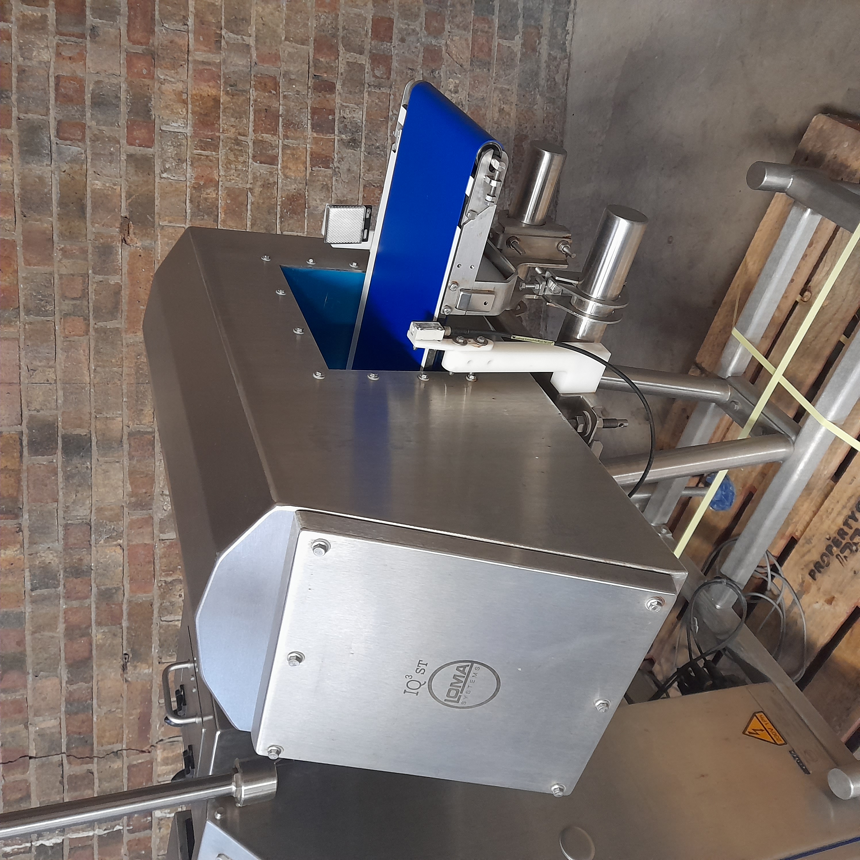Used Loma Metal Detector Checkweigher & Reject Bins