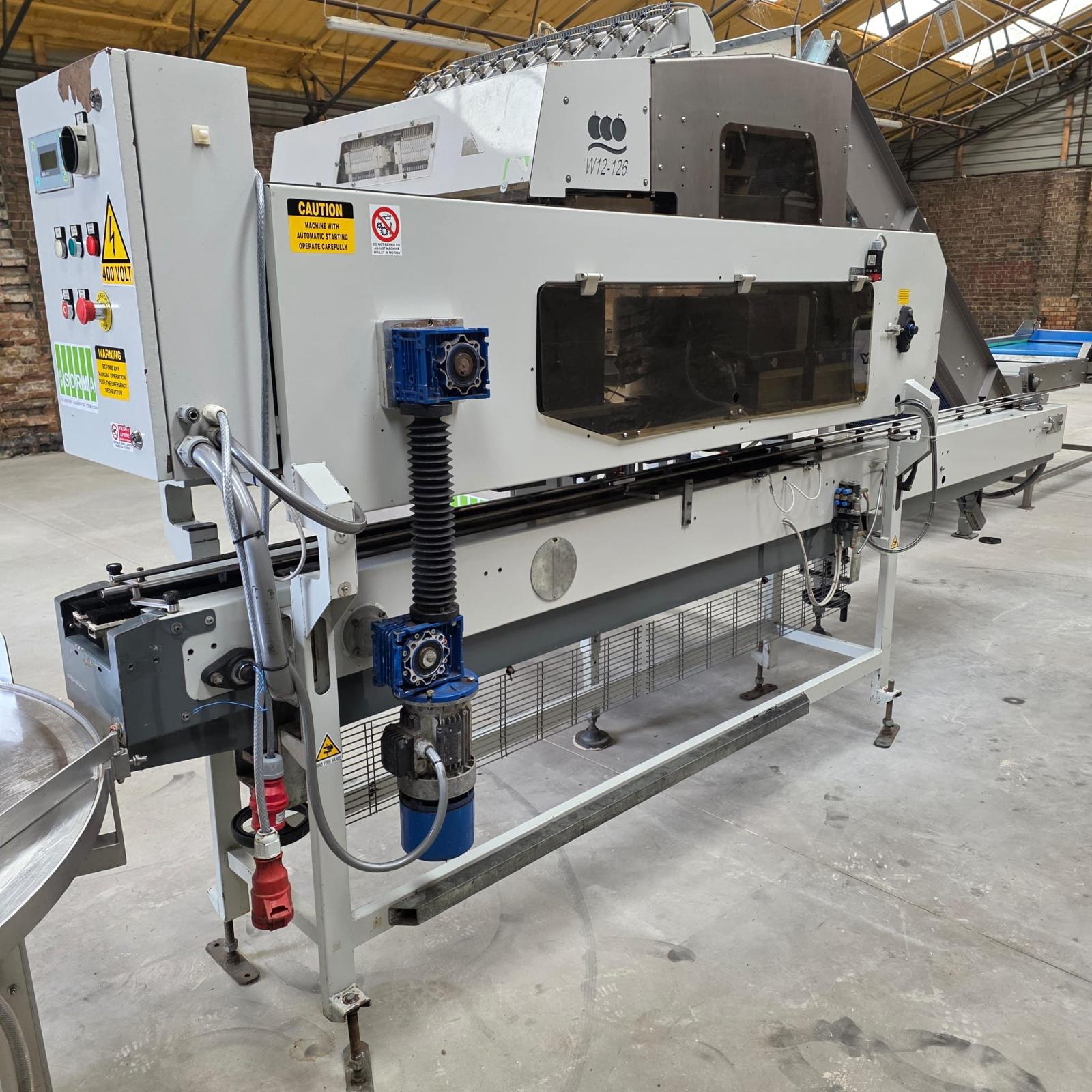 Used Sorma W12-126 Linear 12 Lane Multihead Weigher