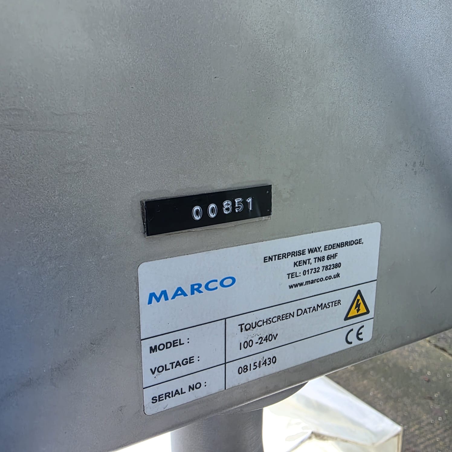 Used Marco Datamaster Station