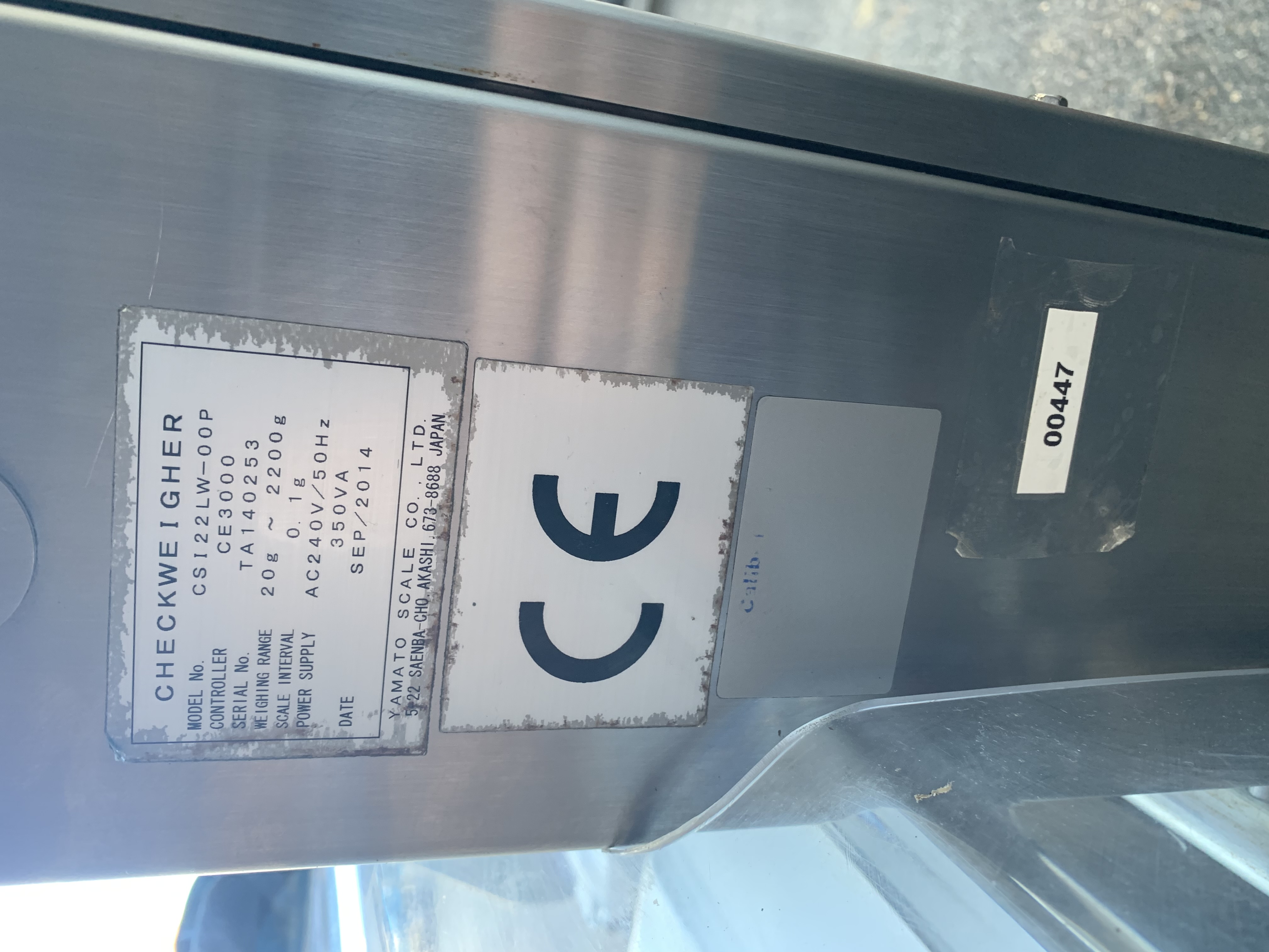 Used Yamato Checkweigher