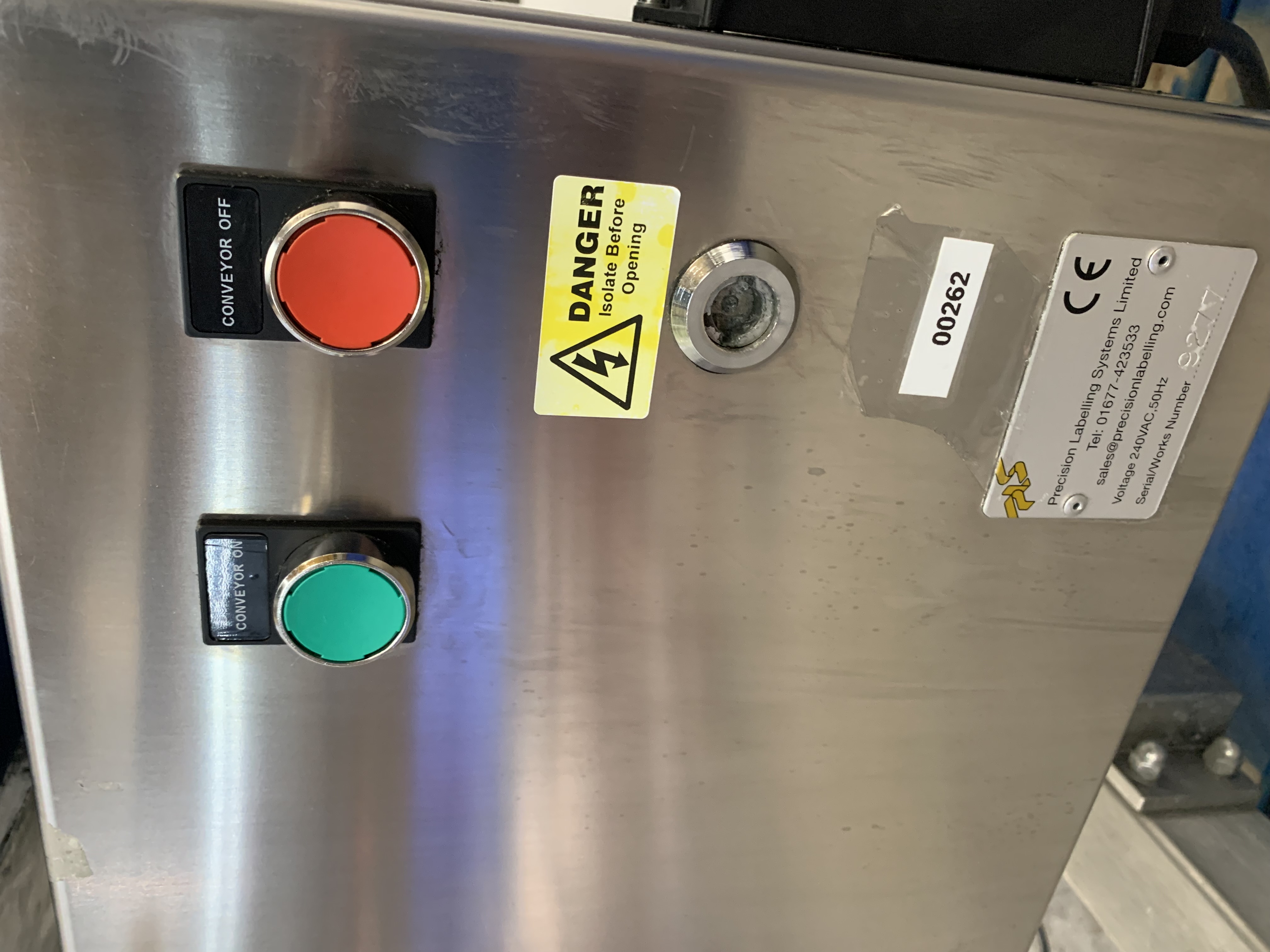 Used Used Conveyor and Printer