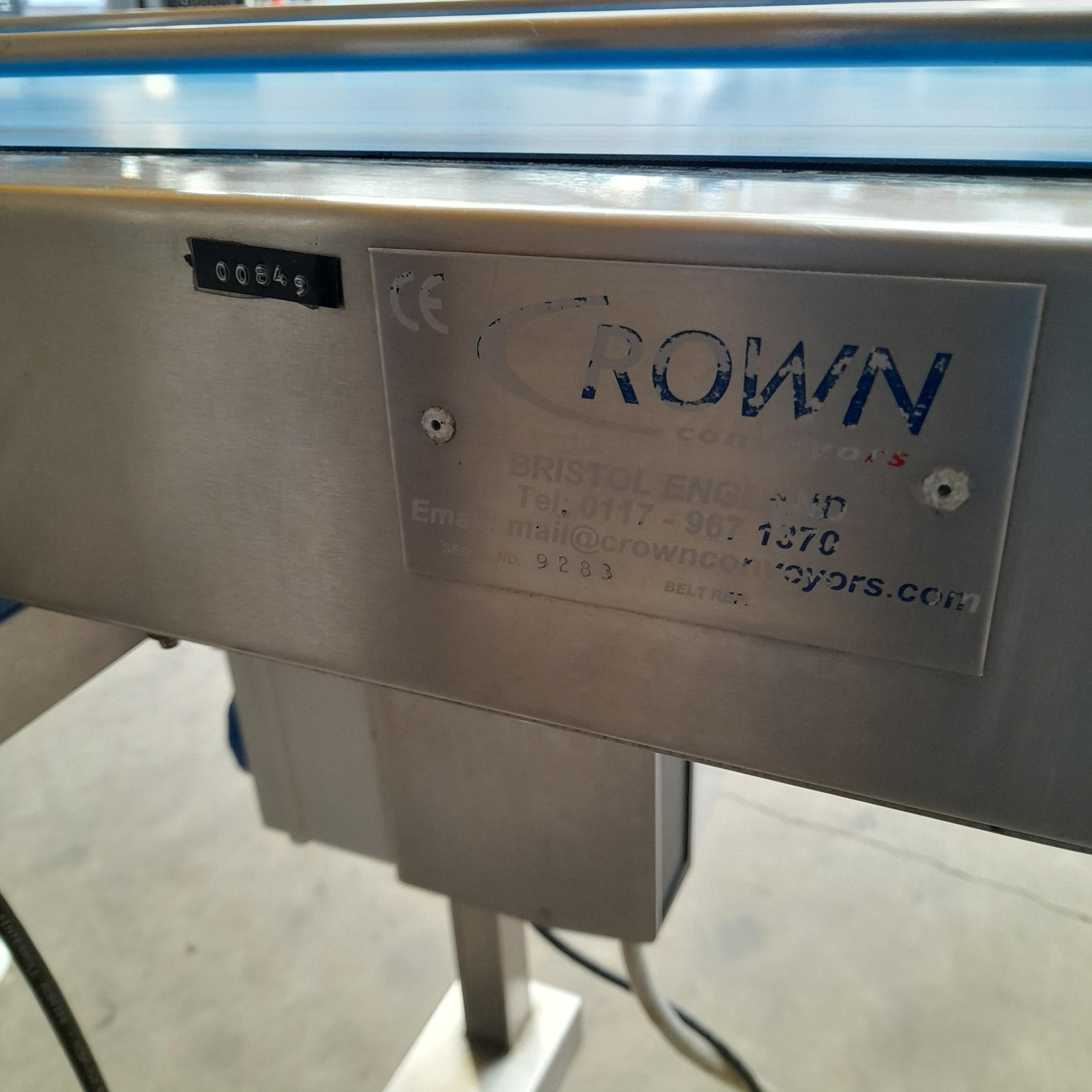Used Crown Conveyors Straight Conveyor