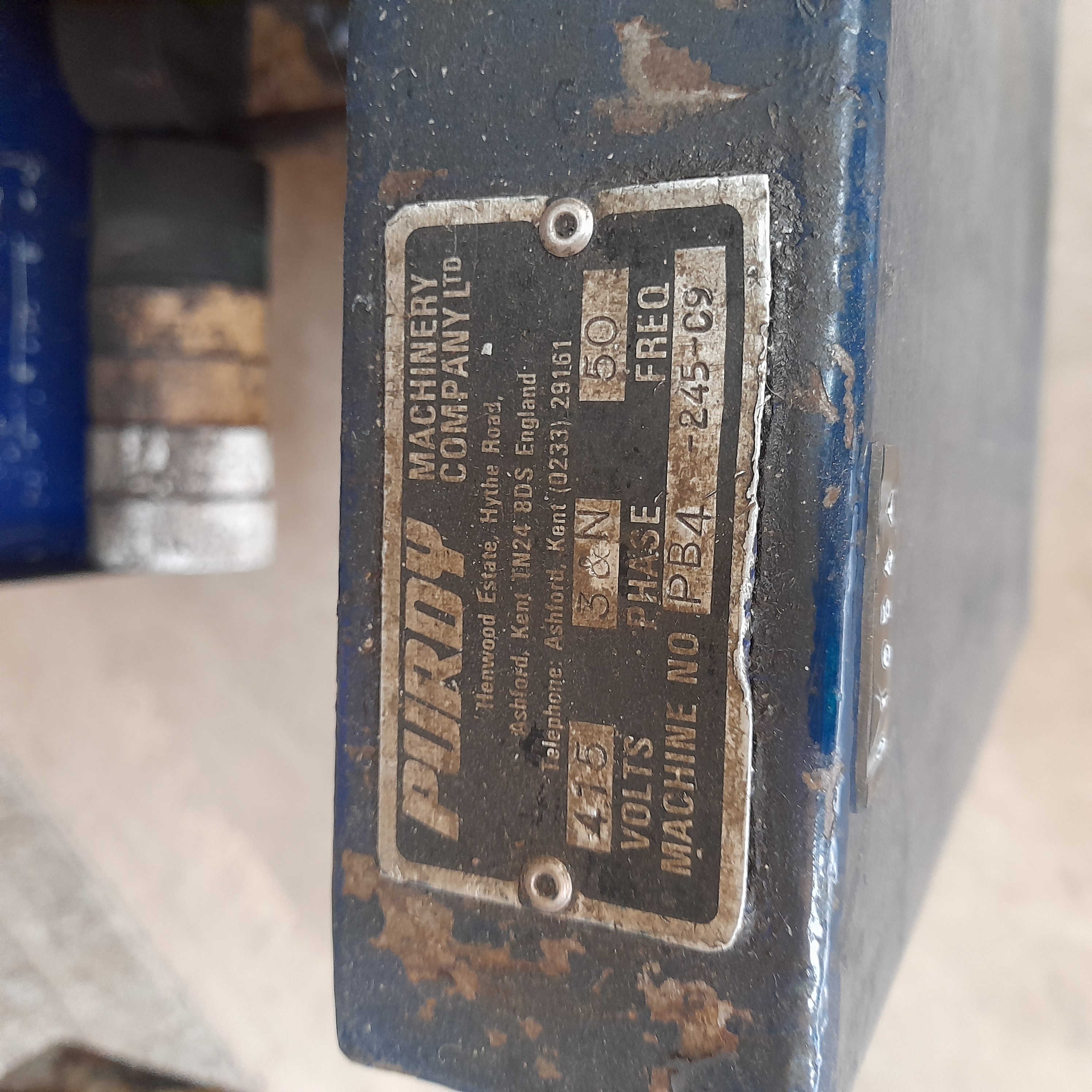 Used Purdy Labeller & Glue Pot