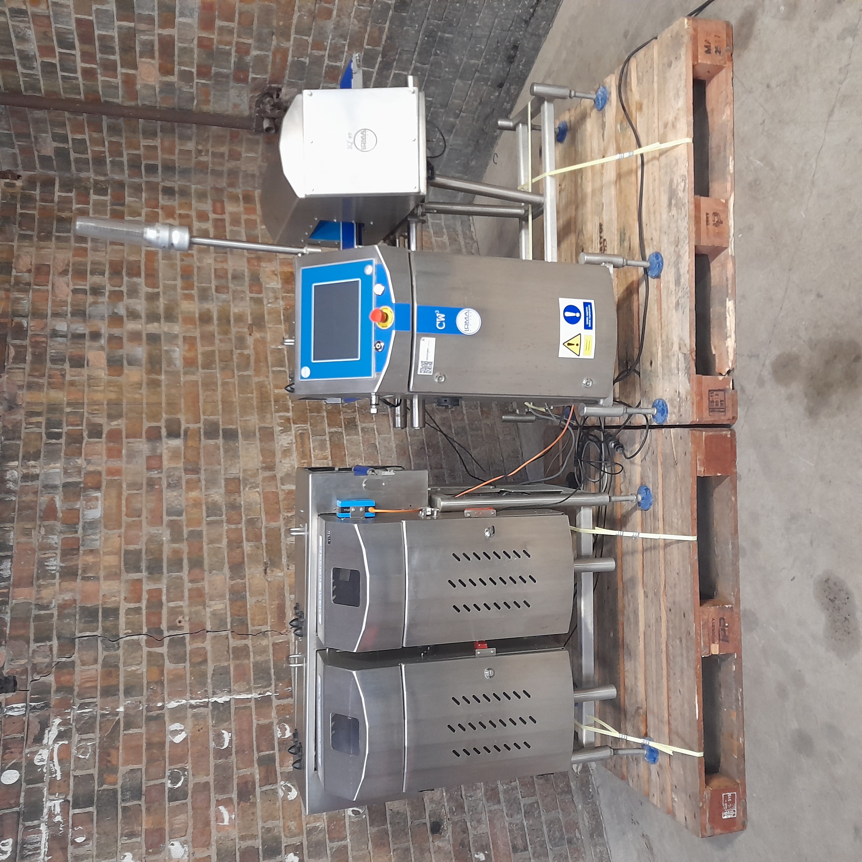 Used Loma Metal Detector Checkweigher & Reject Bins