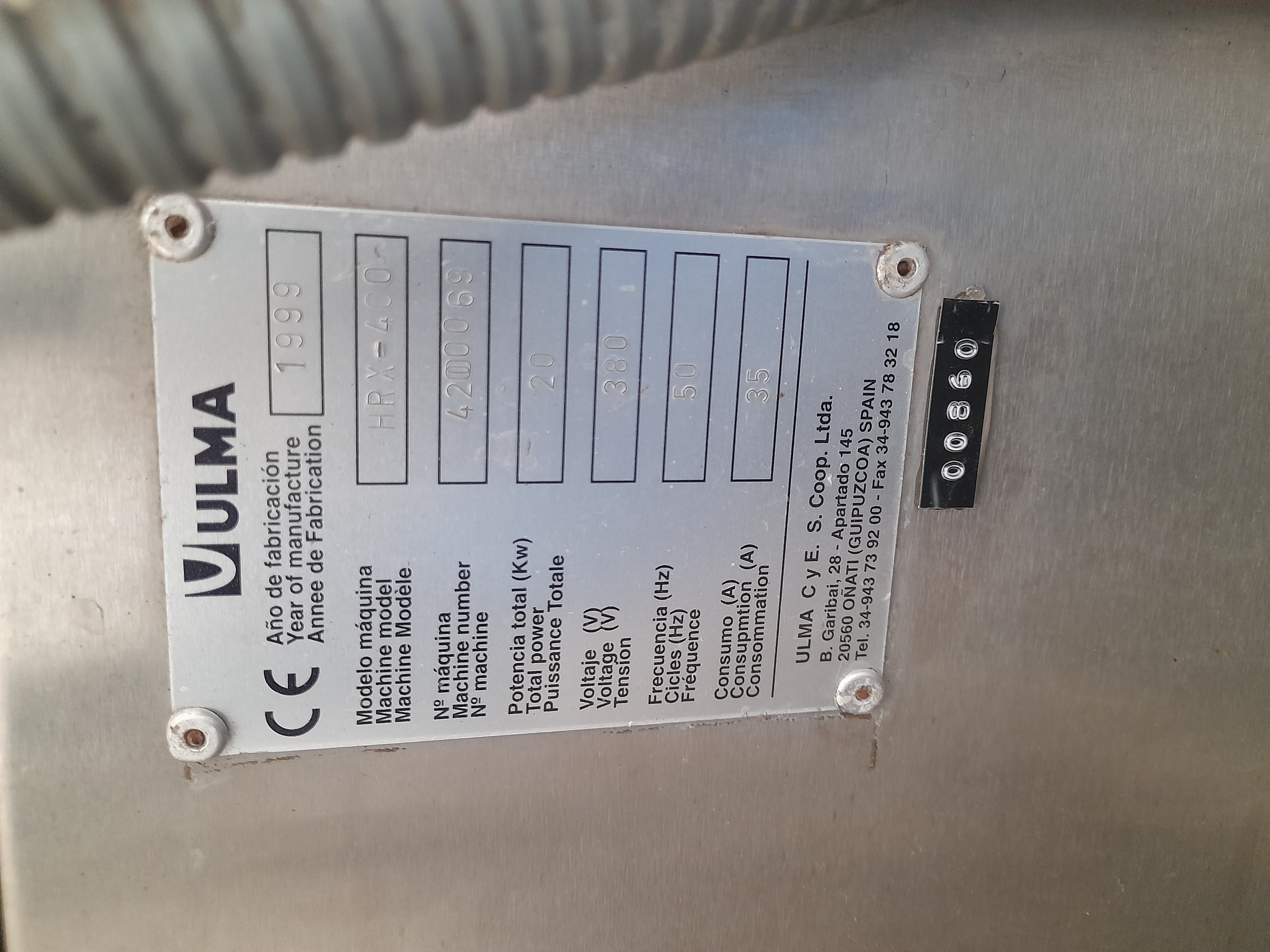 Used ULMA Heat Tunnel