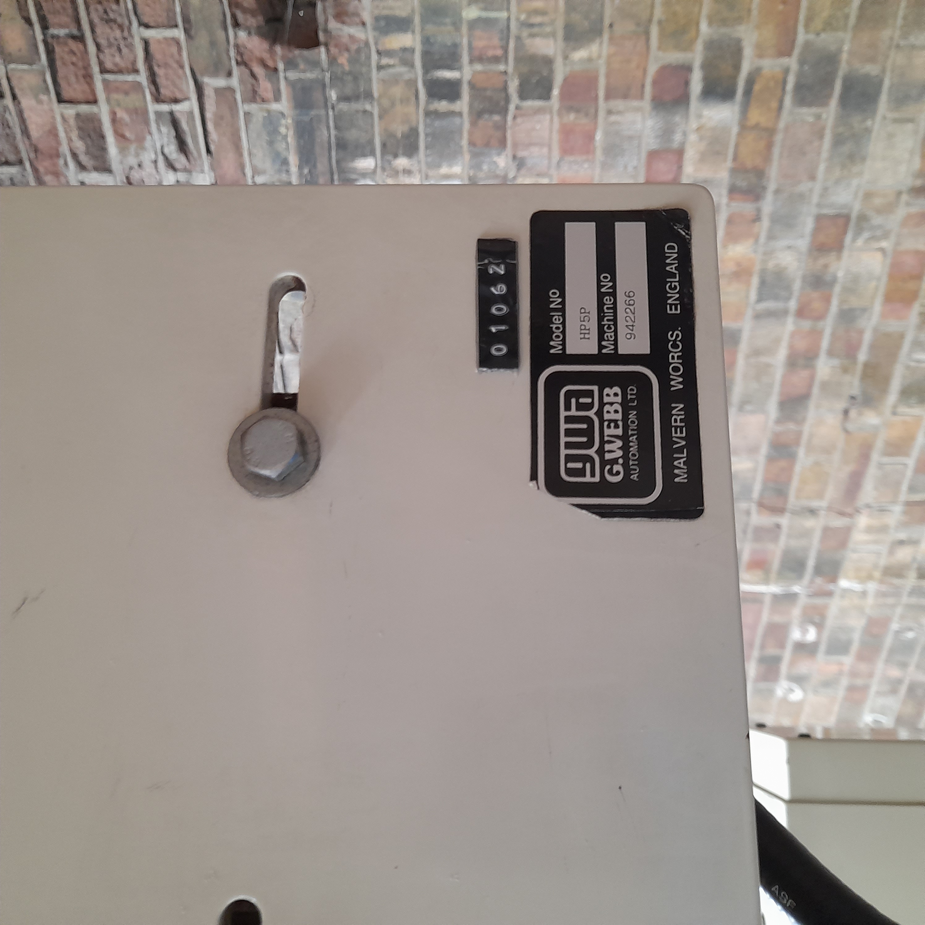 Used G Webb Automation Flour Mixer