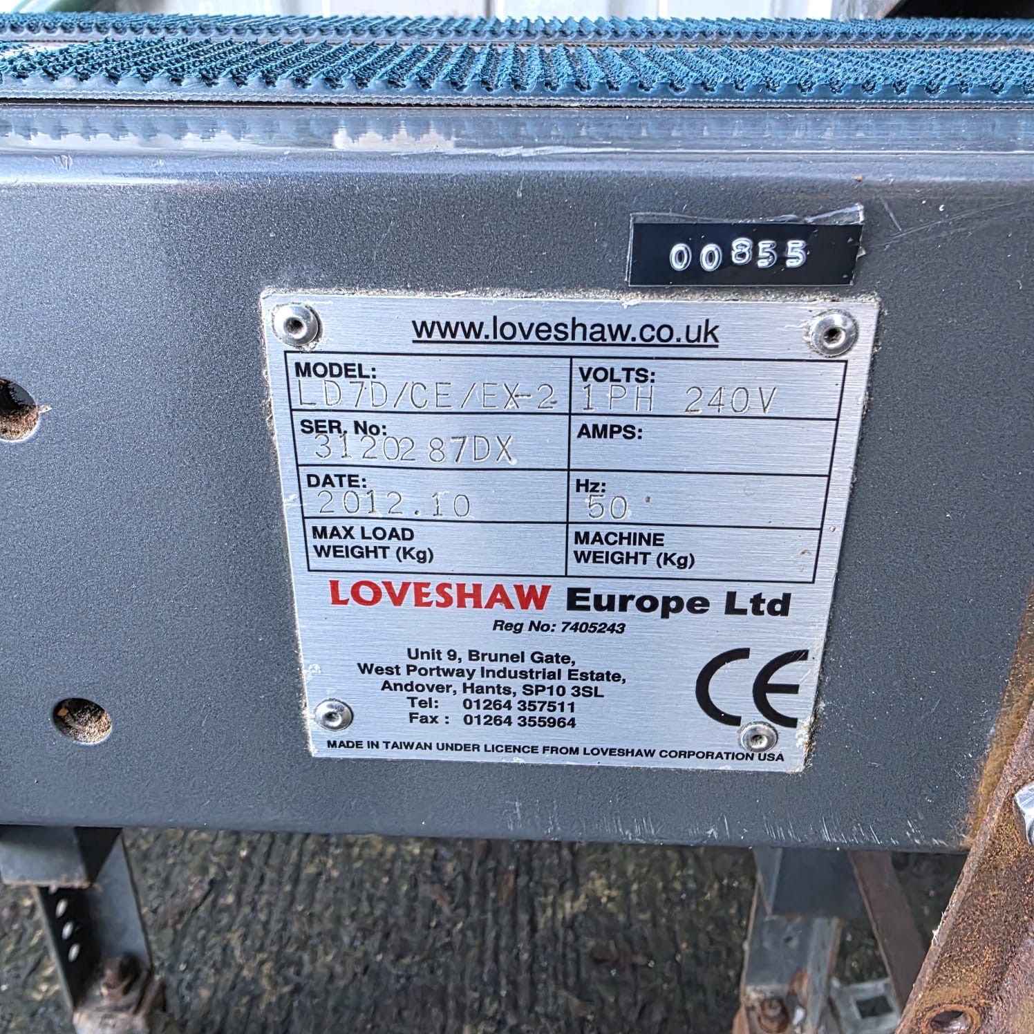 Used Little David By Loveshaw Box Taper 2012