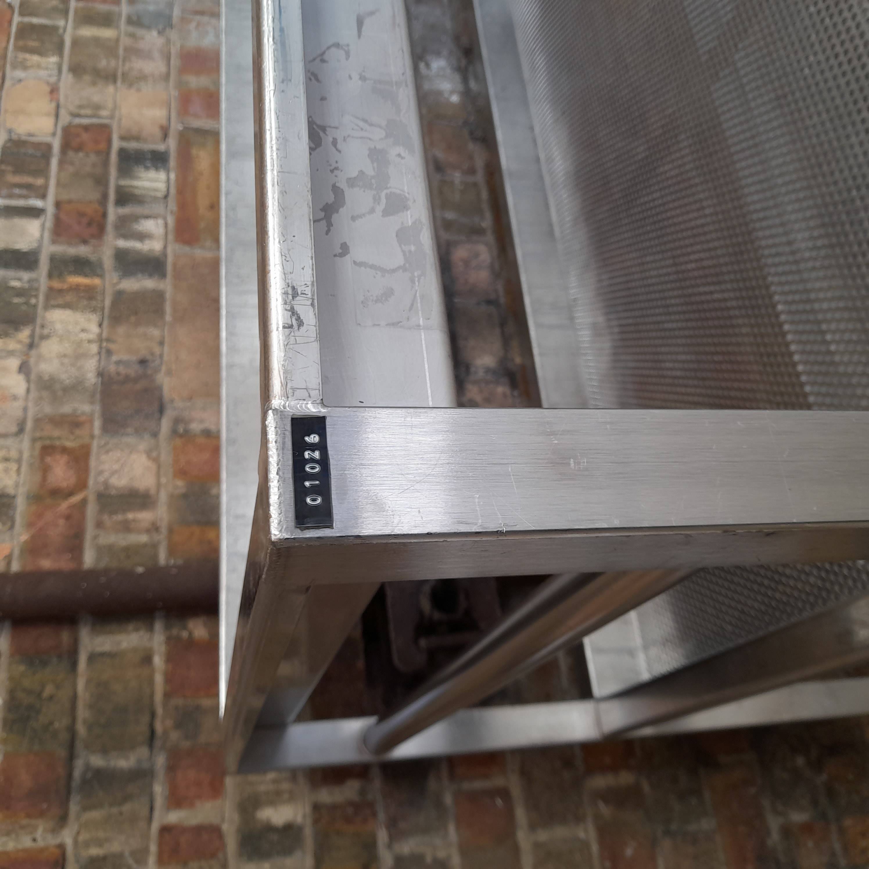 Used Stainless Steel Shelving Unit