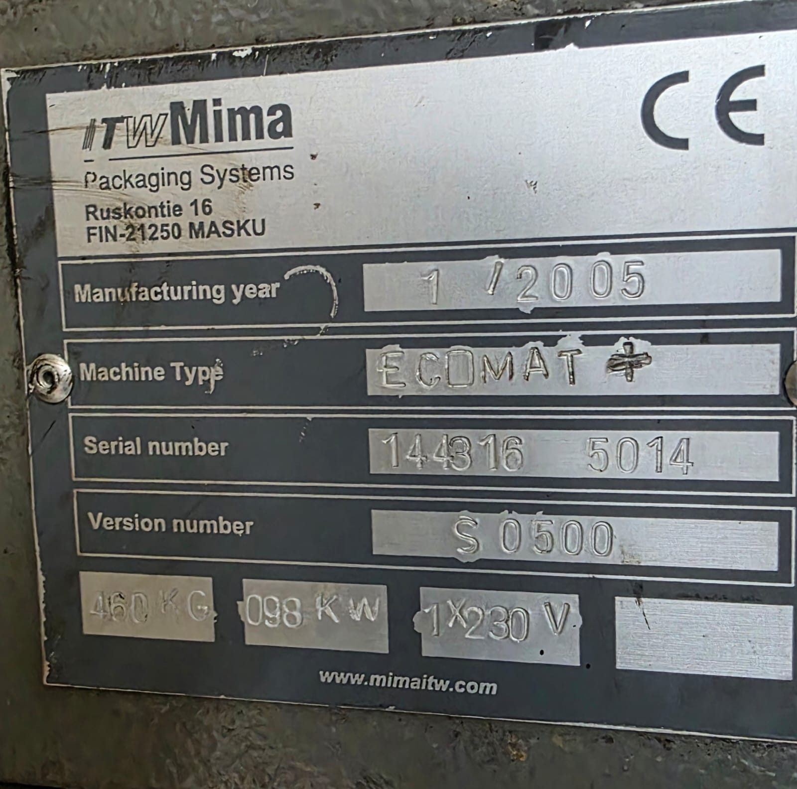 Used 2005 Ecomat Pallet Wrapper