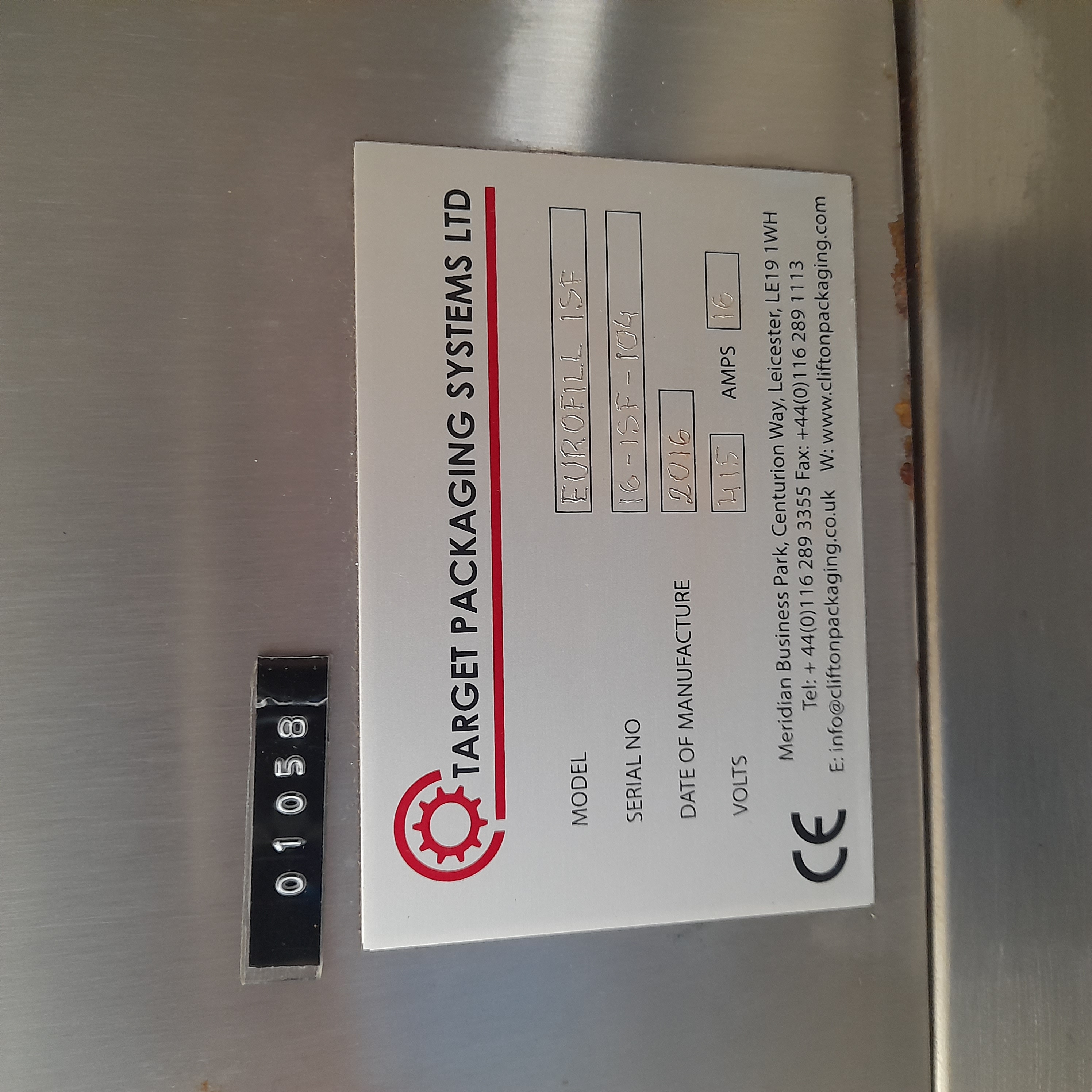 Used Target Packaging System Eurofill 15F