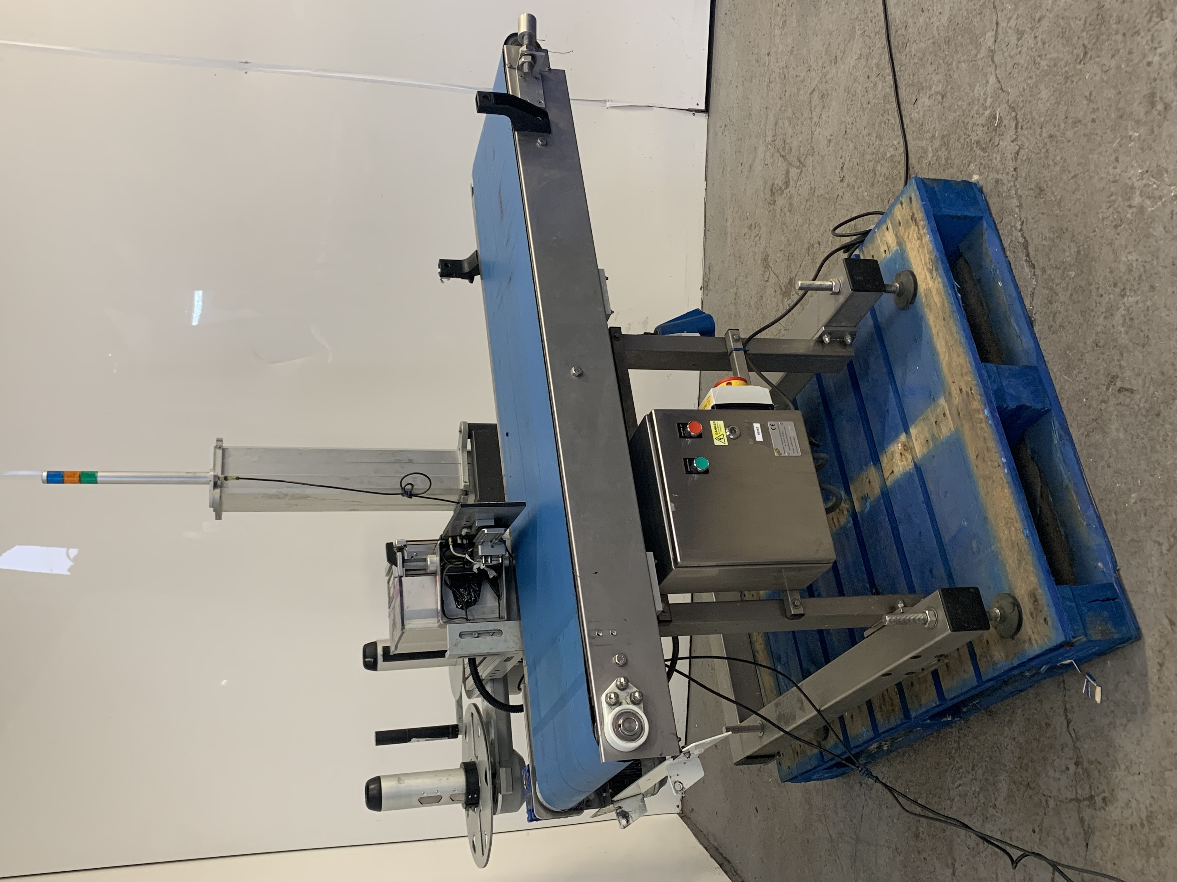 Used Used Conveyor and Printer
