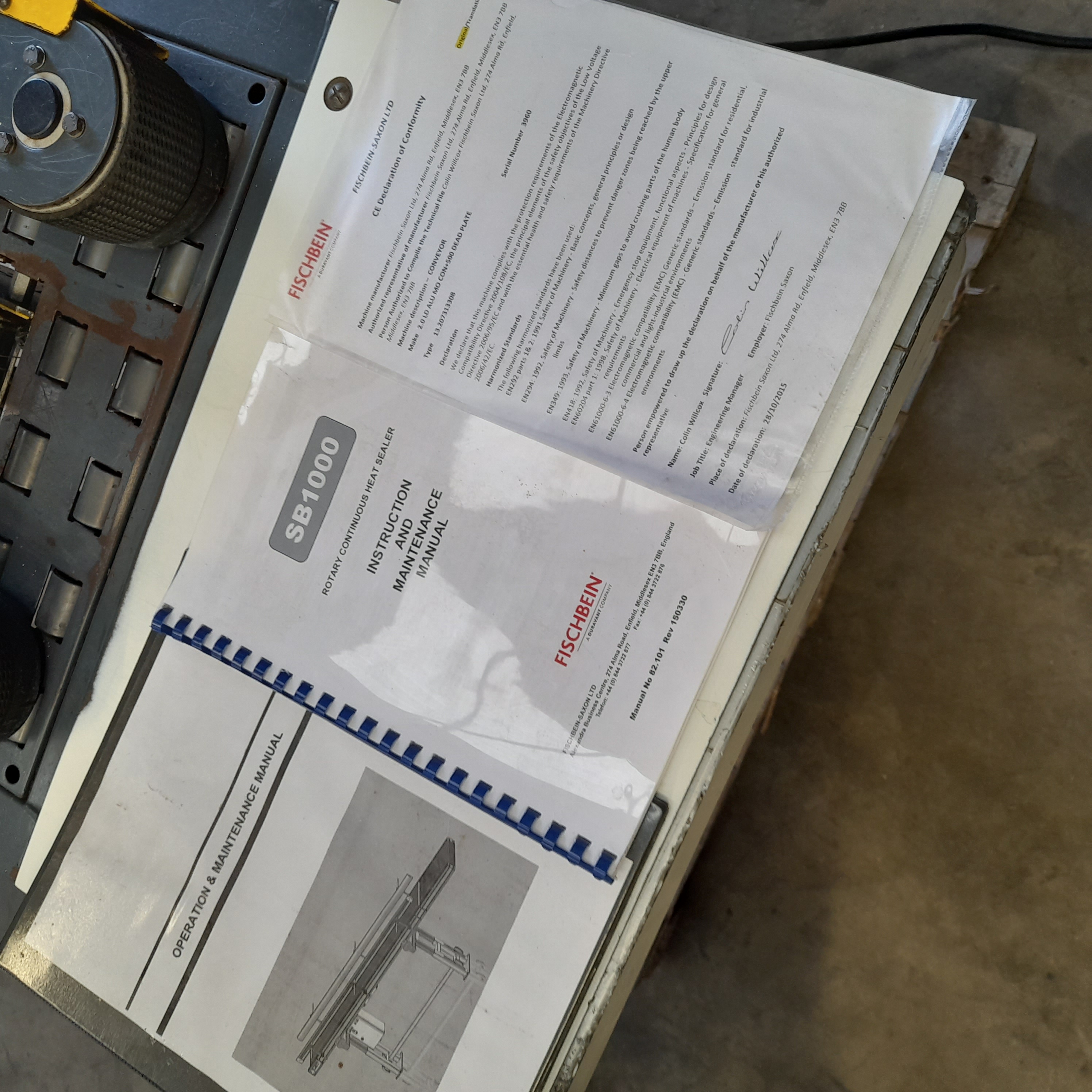 Used Saxon CE Bag Sealer