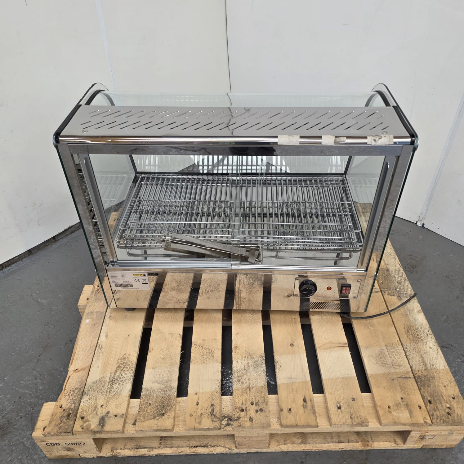 Used Buffalo Hot Food Display Cabinet