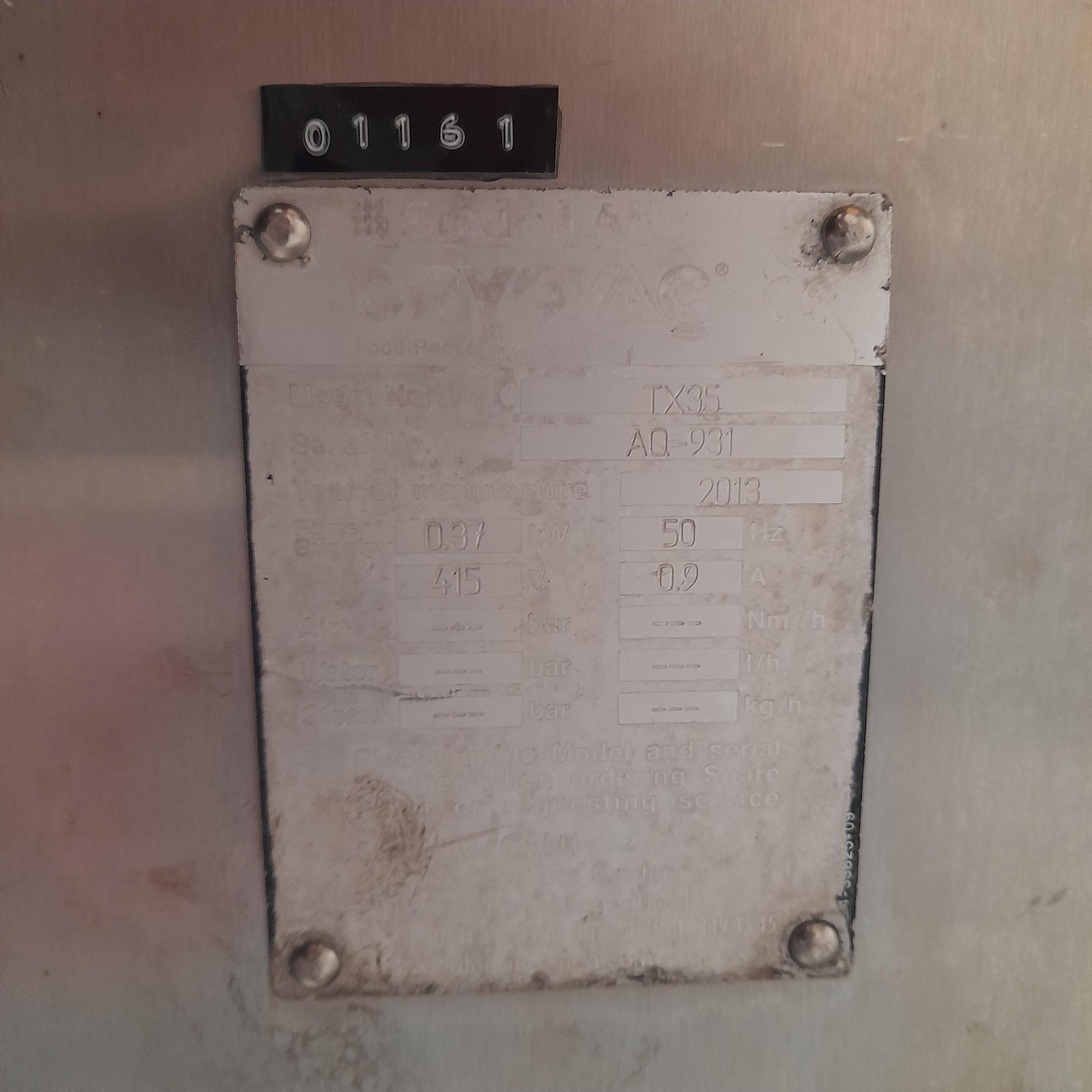Used Cryovac Straight Conveyor
