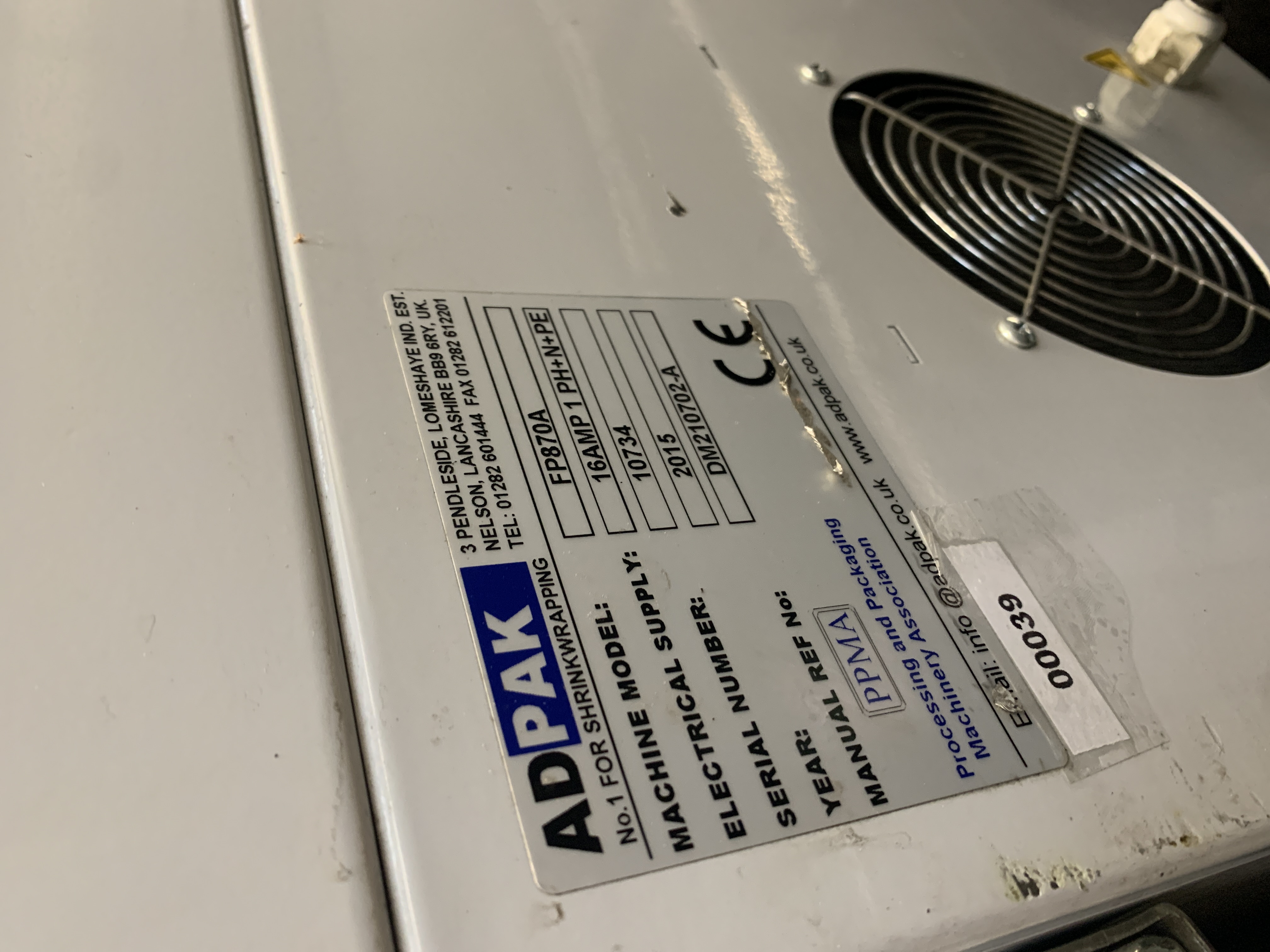 Used Used AdPak L Sealer & Heat Tunnel