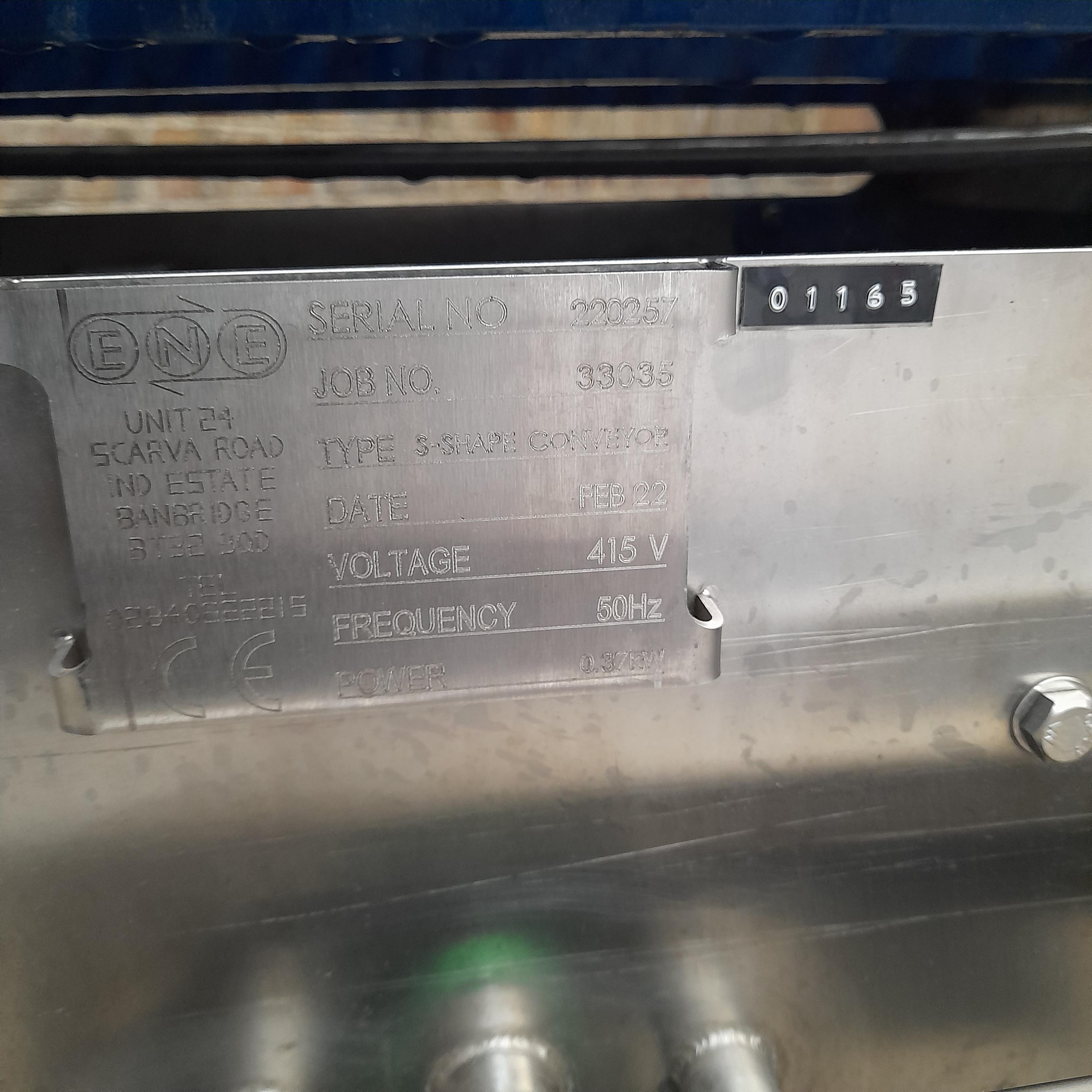 Used ENE S Bend Conveyor