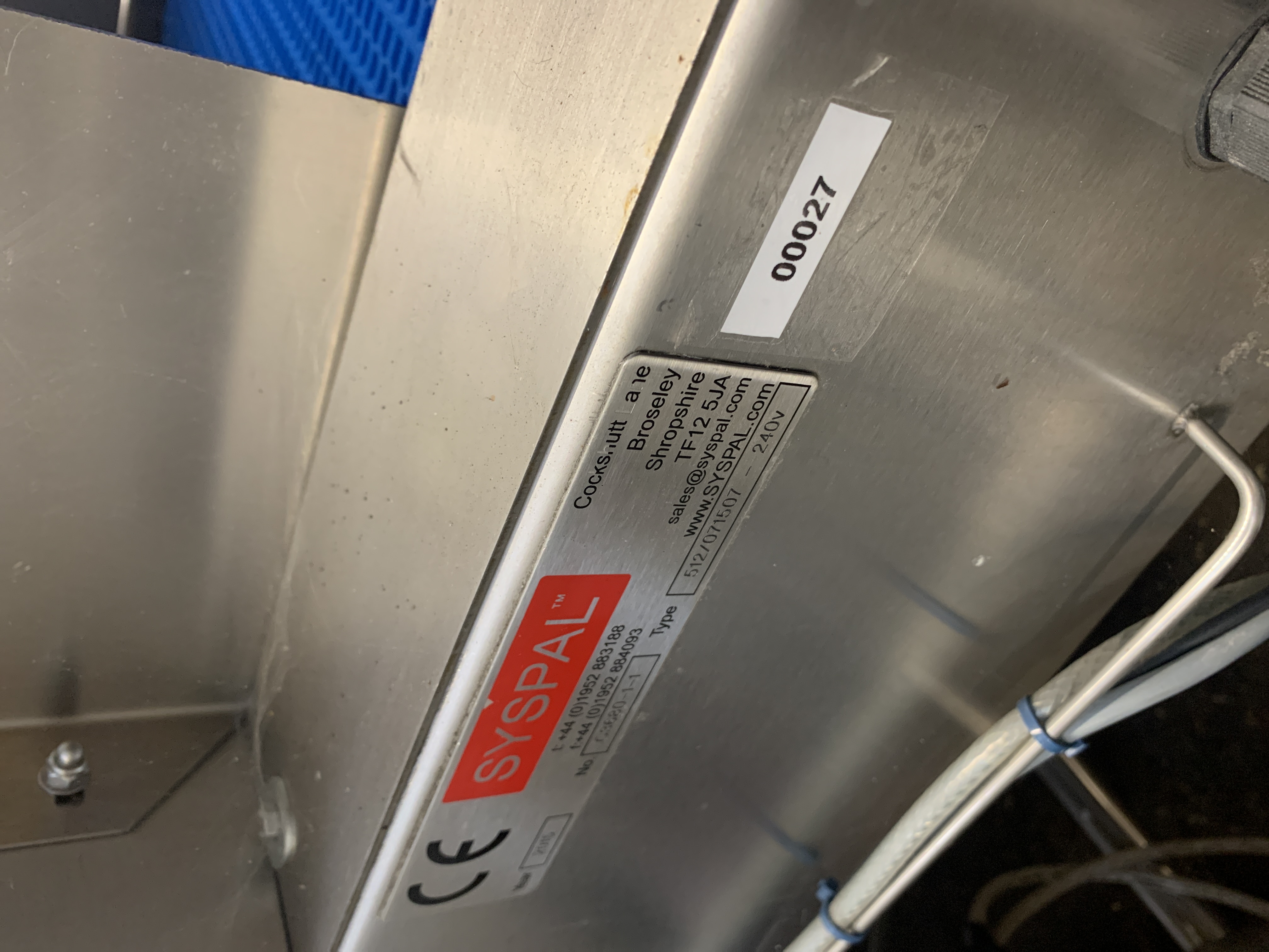 Used Syspal Sanitising Tunnel