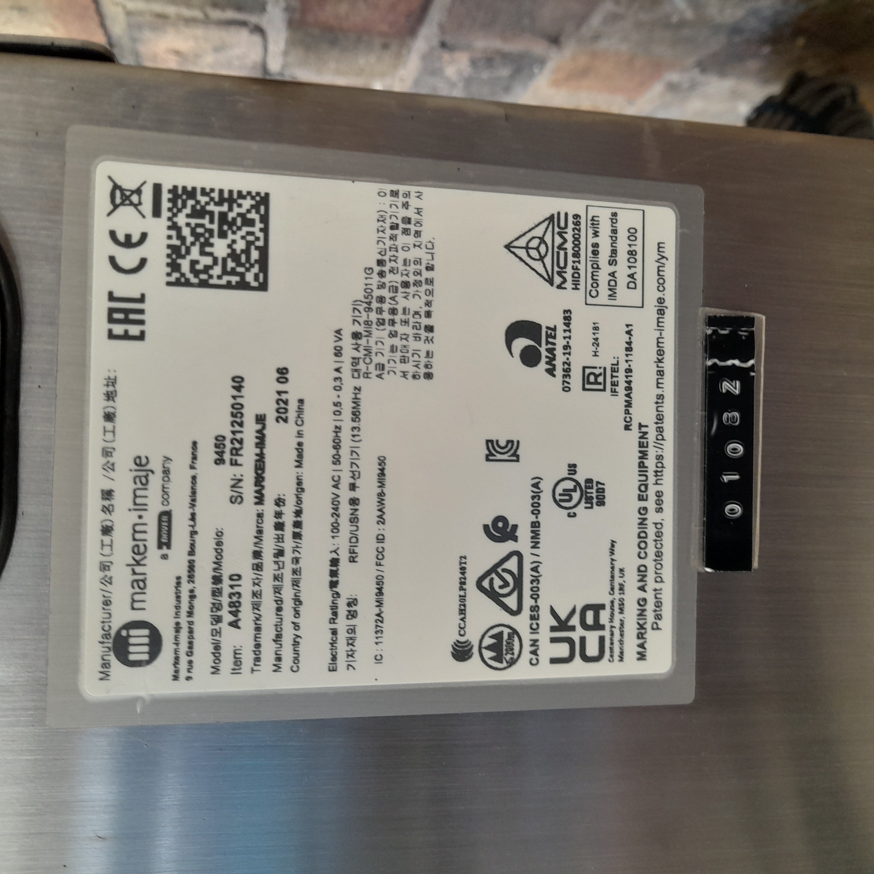 Used Markem Imaje Printer