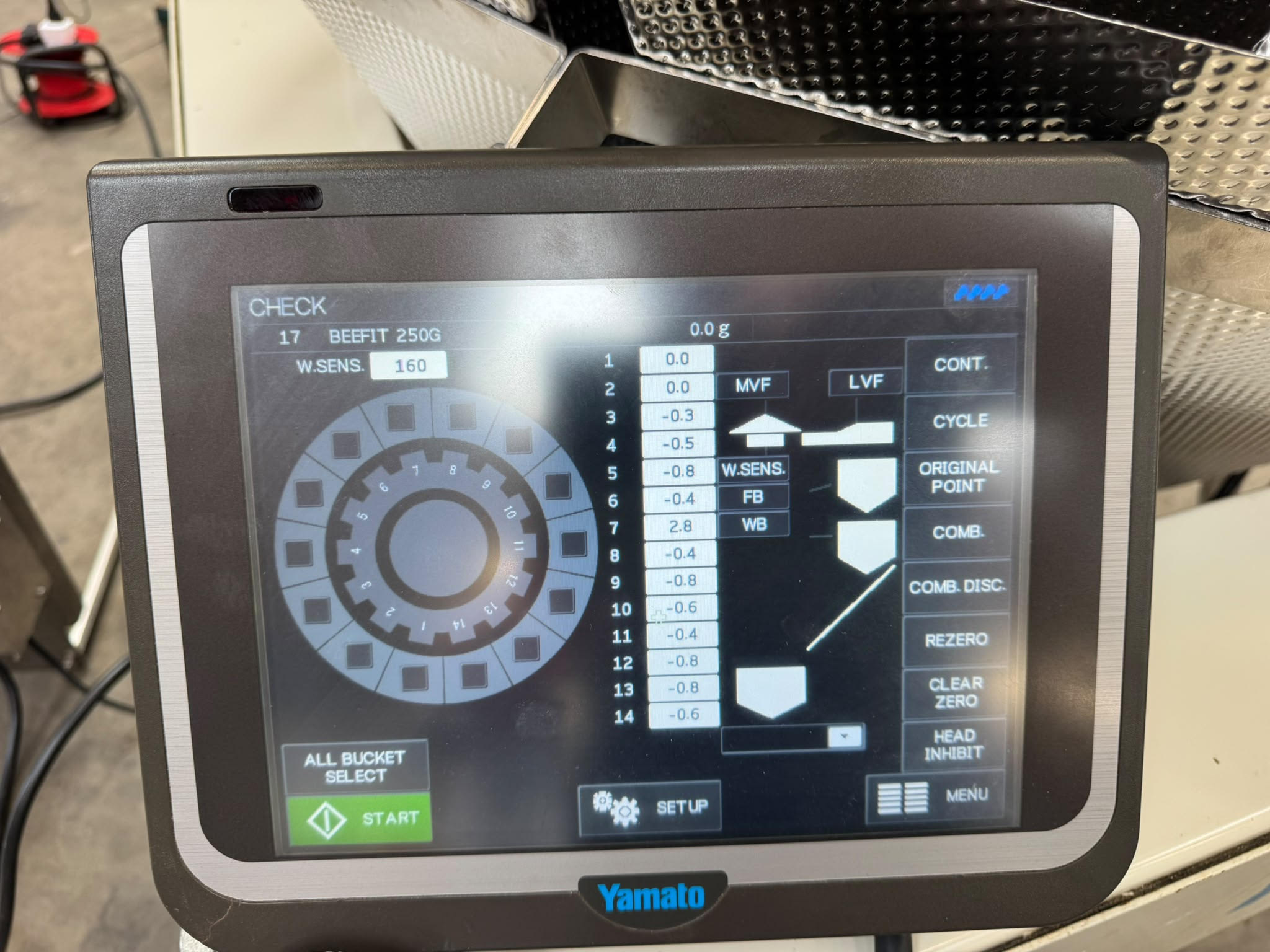 Used USED - 14 Head Yamato Multihead Weigher