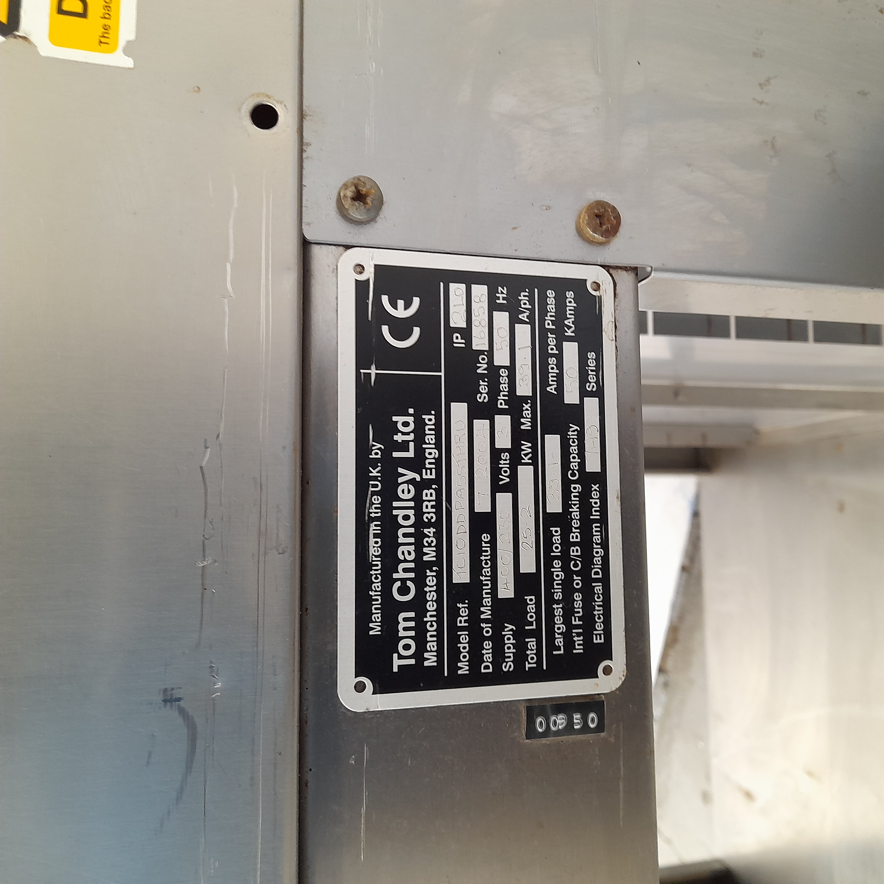 Used Tom Chandley Convecta Oven TC 5