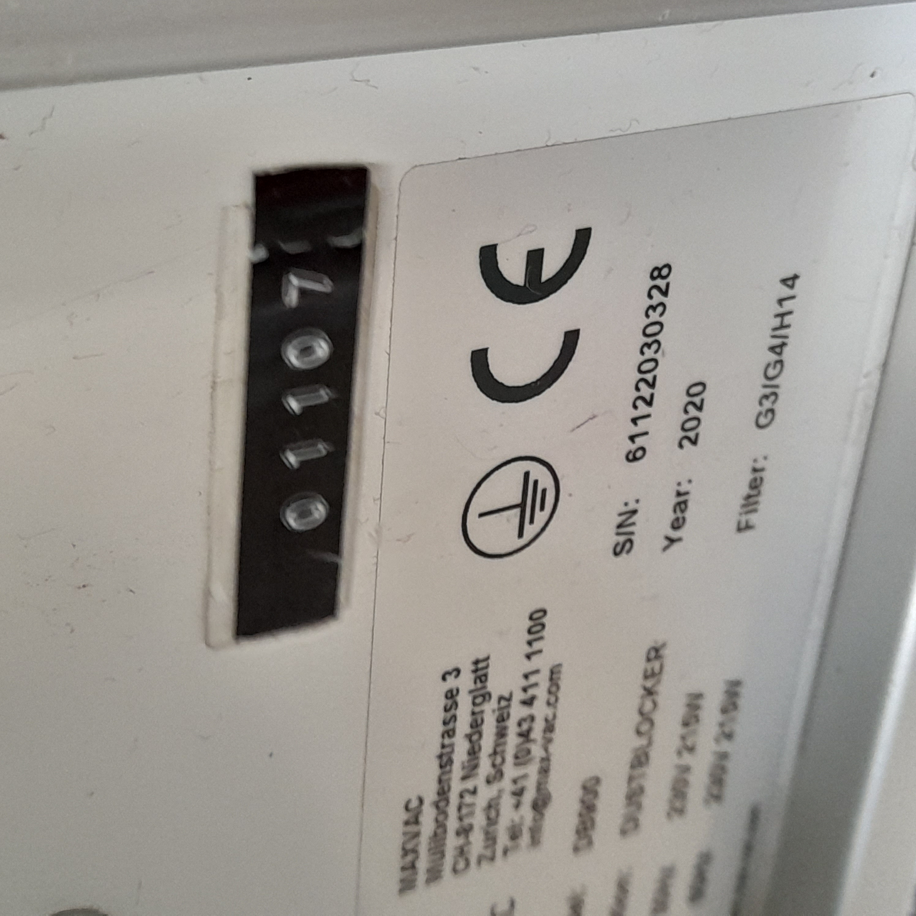 Used Max Vac (DB900) Dust Blocker