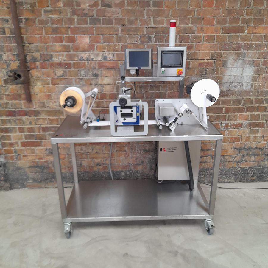 Used Side-Apply Labeller Station