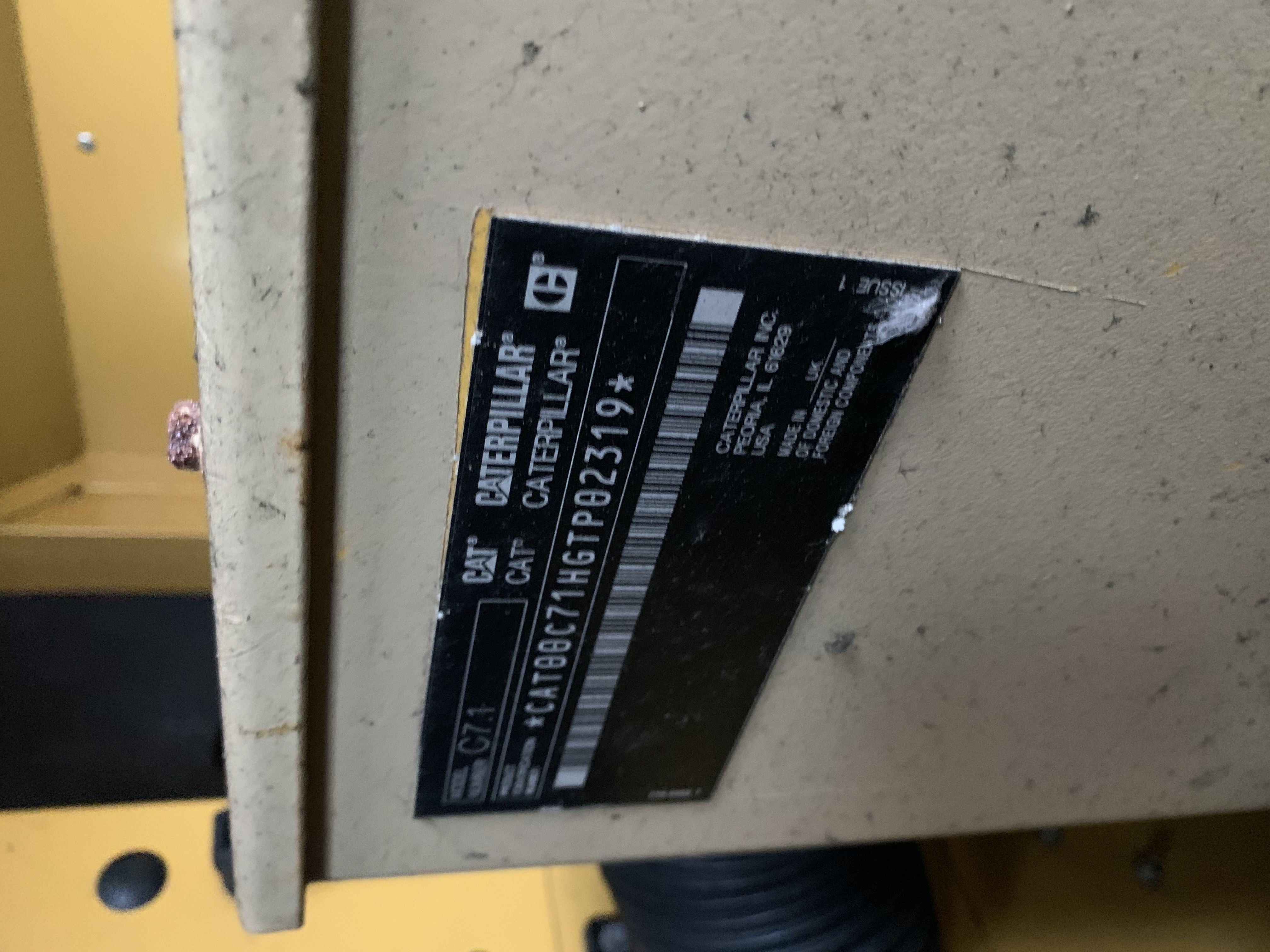 Used DE220E0 (50 Hz) Caterpillar 220 kVA Diesel Generator Set