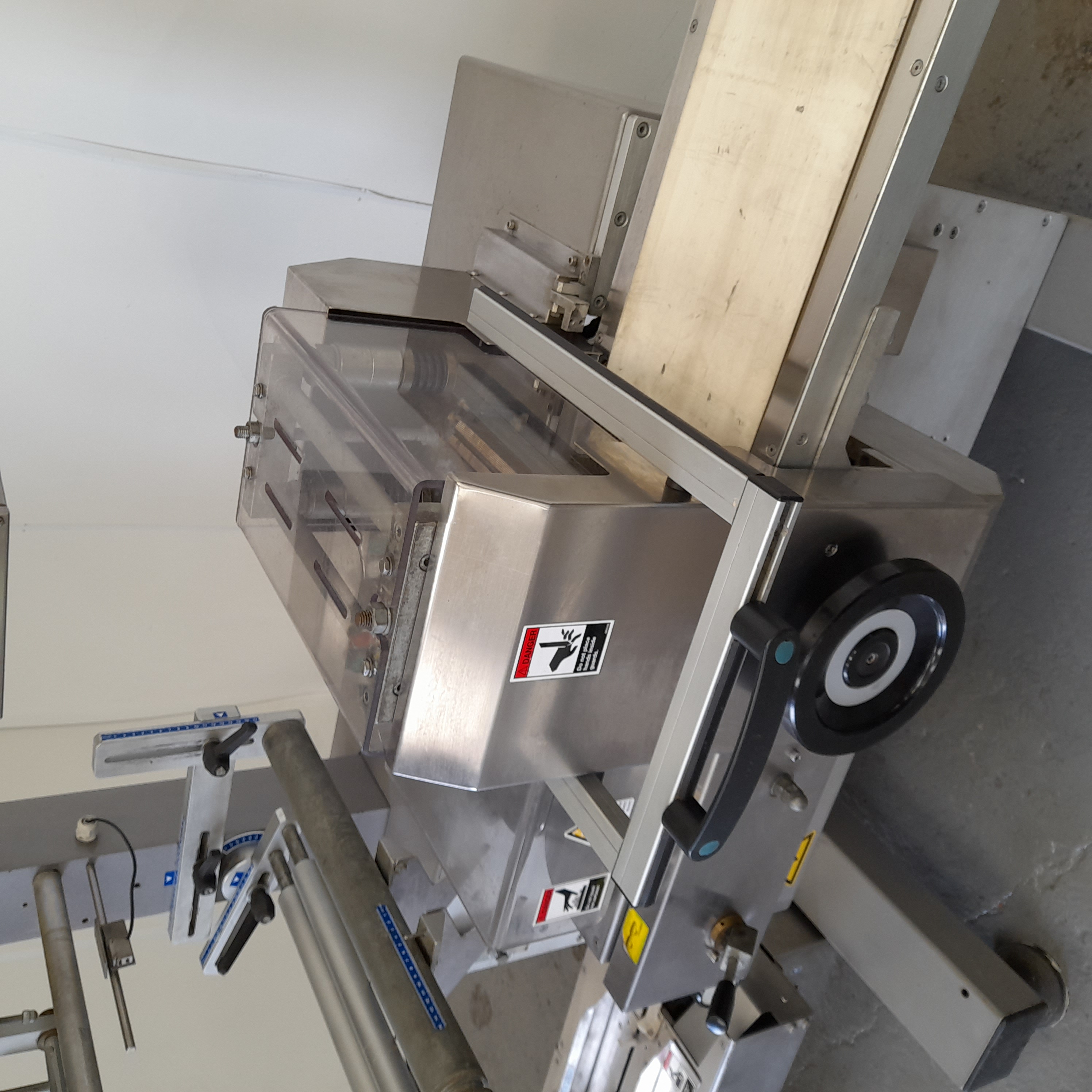 Used Delfin Flowpack with Conveyor