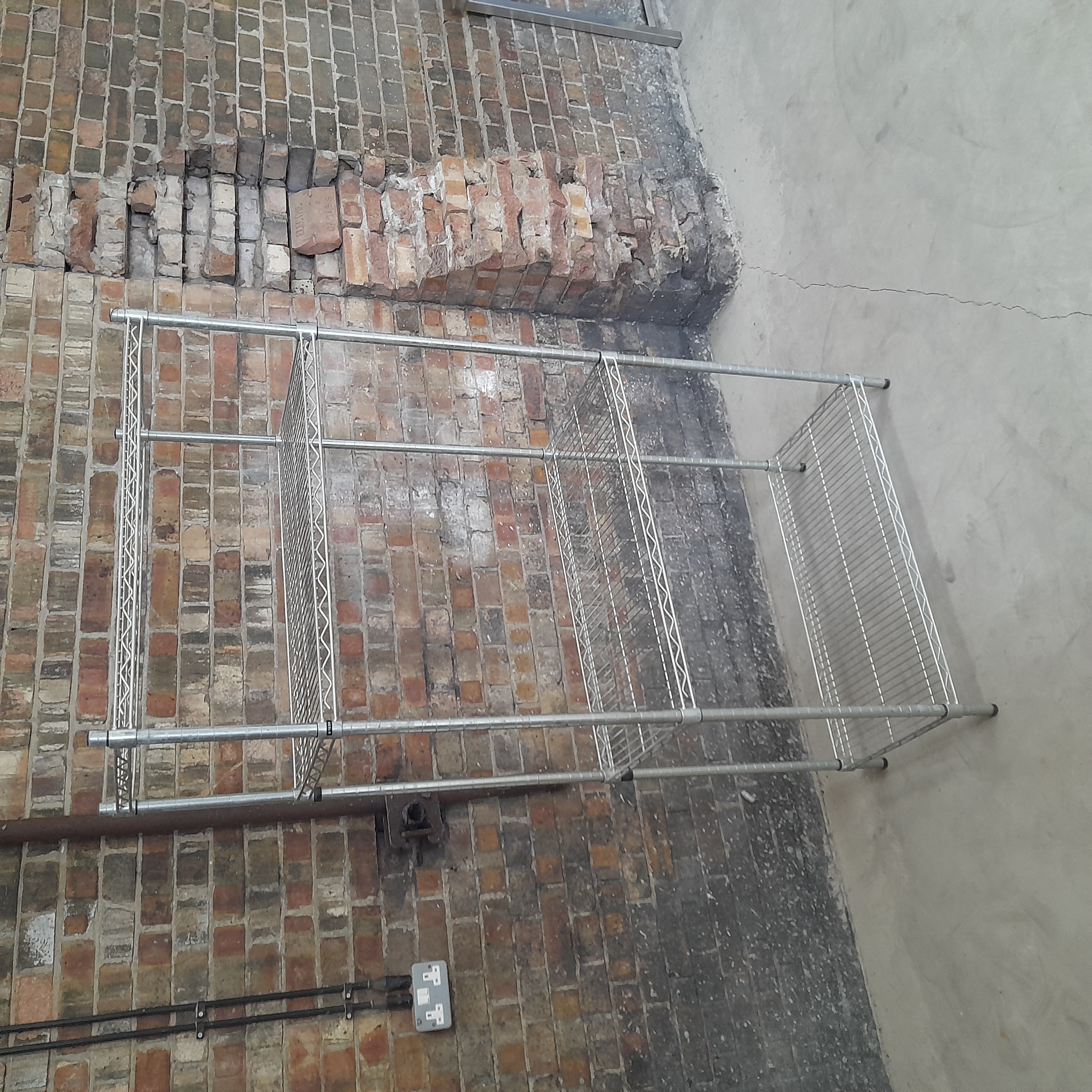 Used Stainless Steel Storage Rack