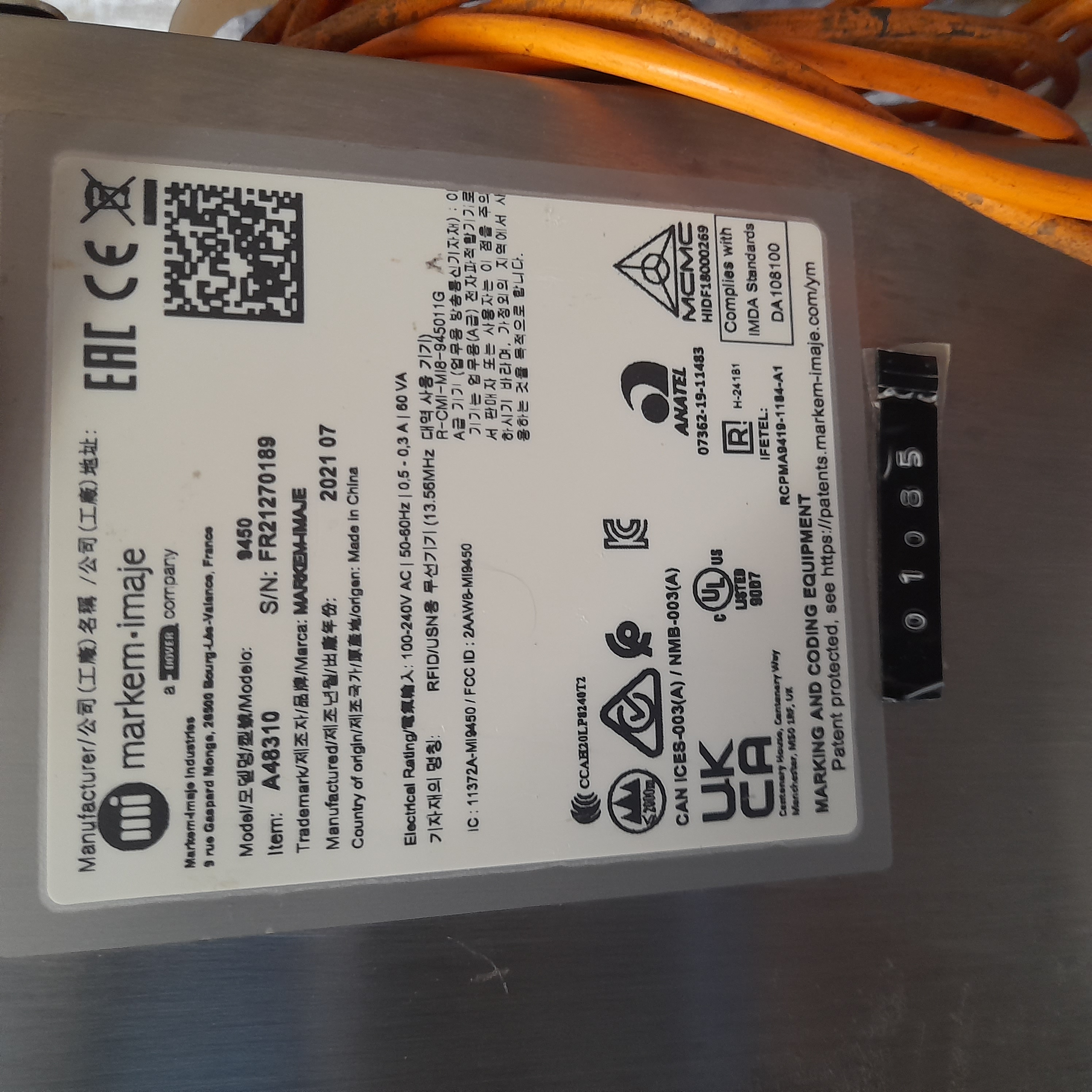 Used Markem Imaje Printer