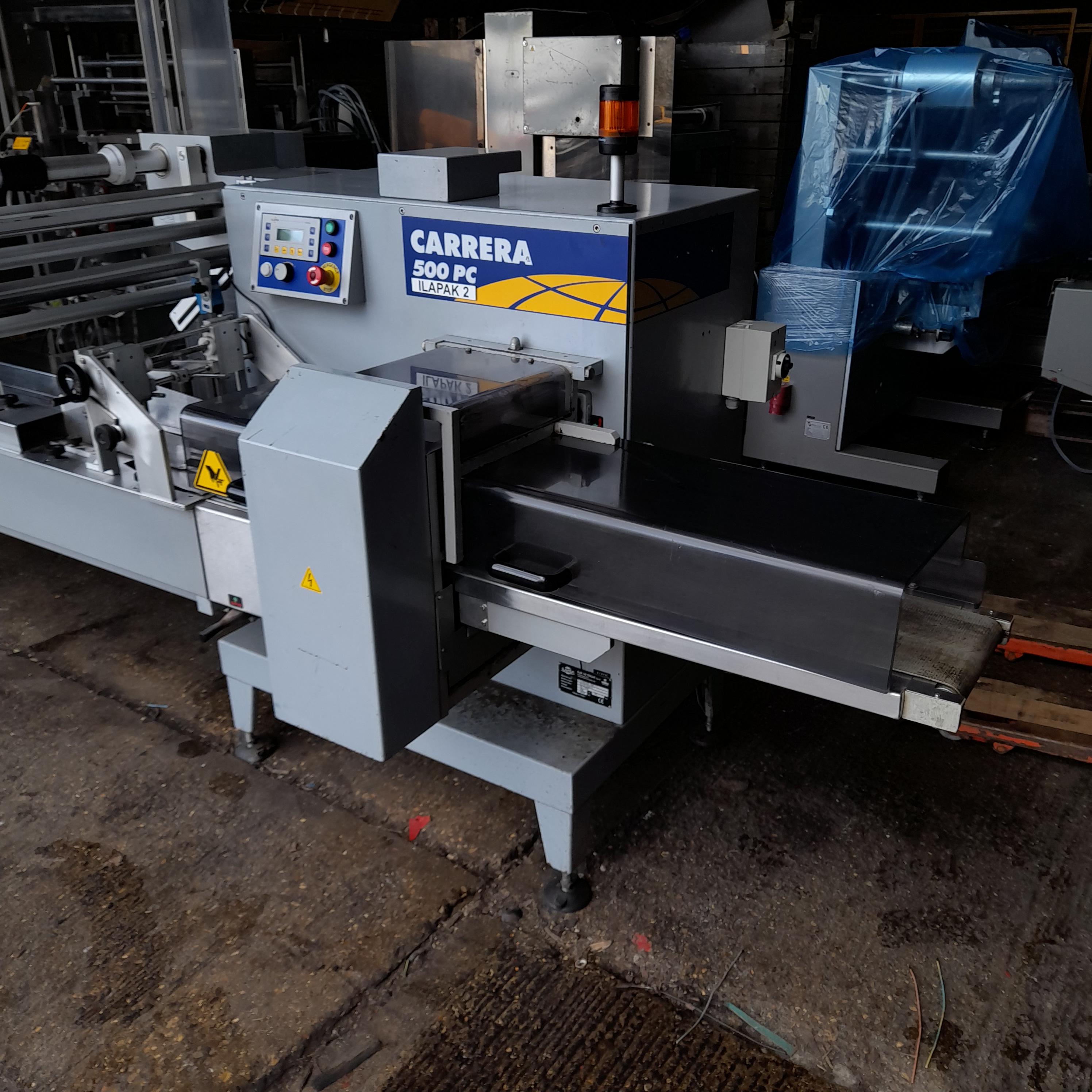 Used Ilapak Carrera 500 PC Flow Wrapper