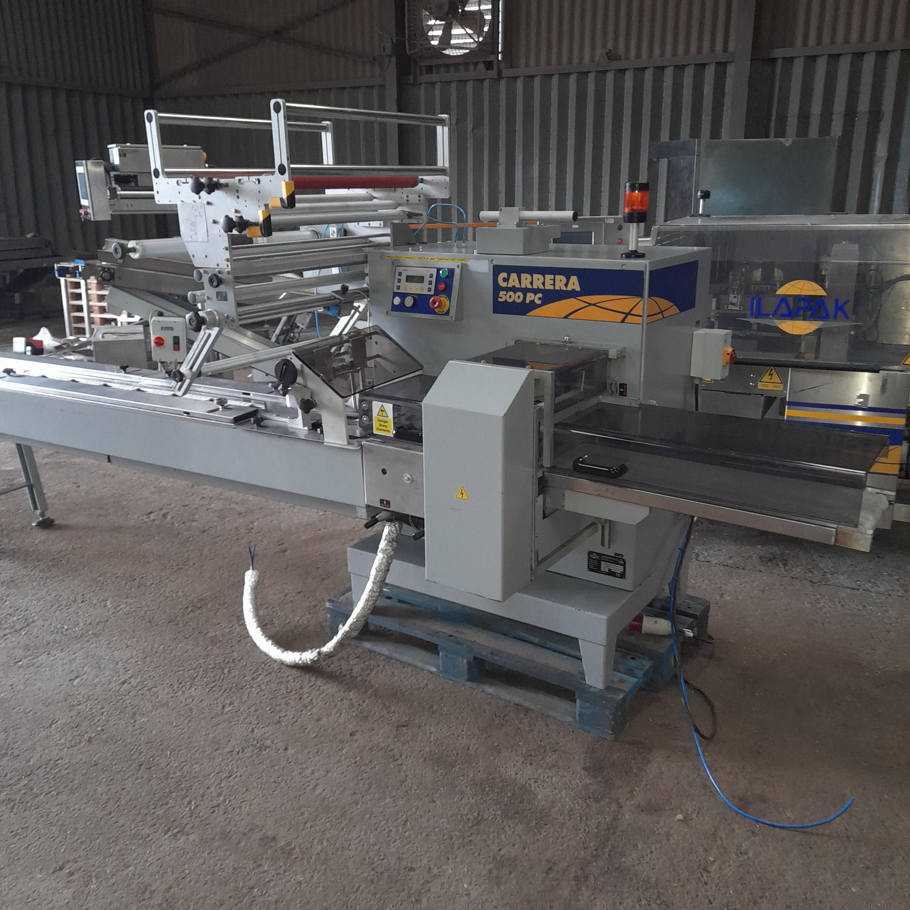 Used Ilapak Carrera 500 PC Flow Wrapper