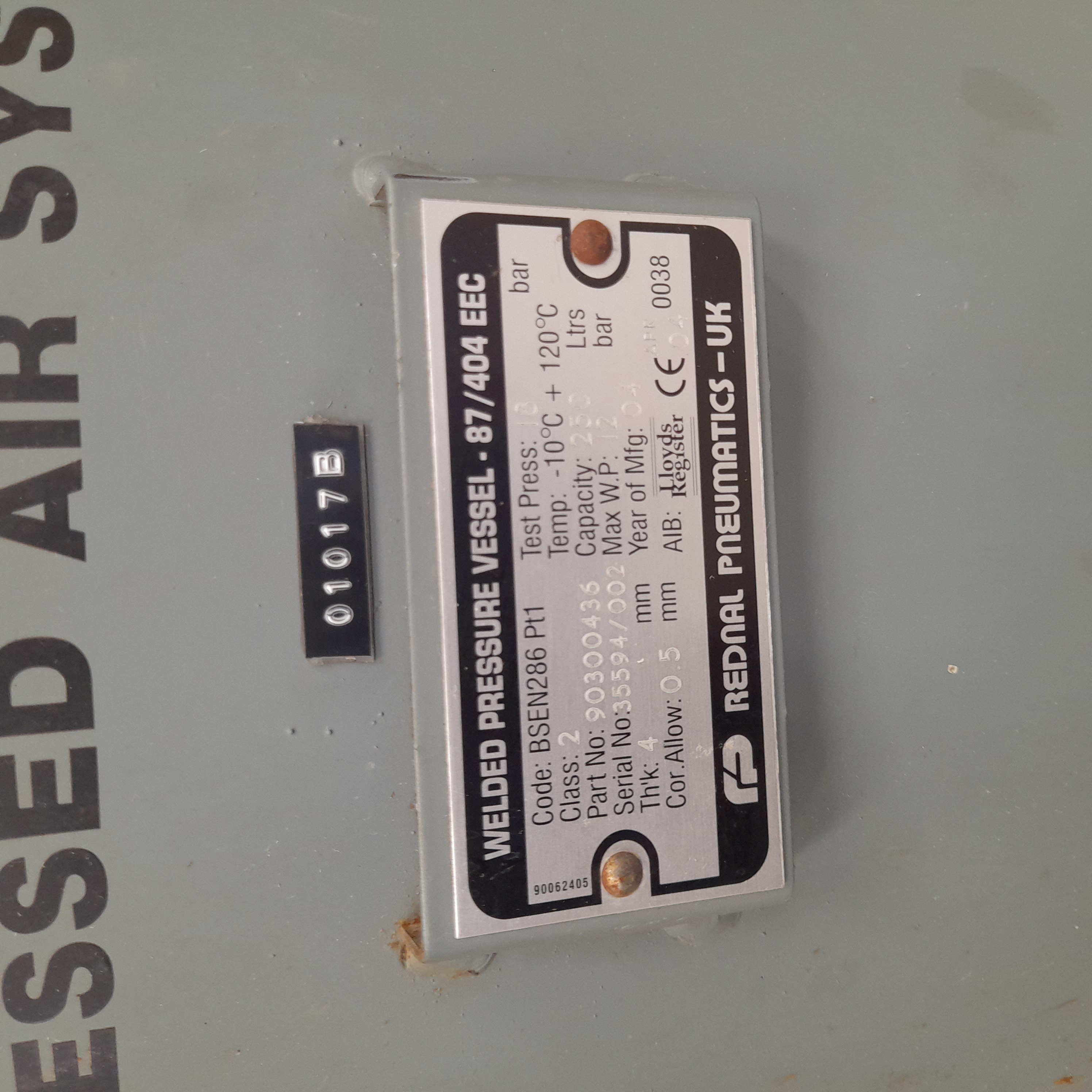 Used Air Compressor with Tank